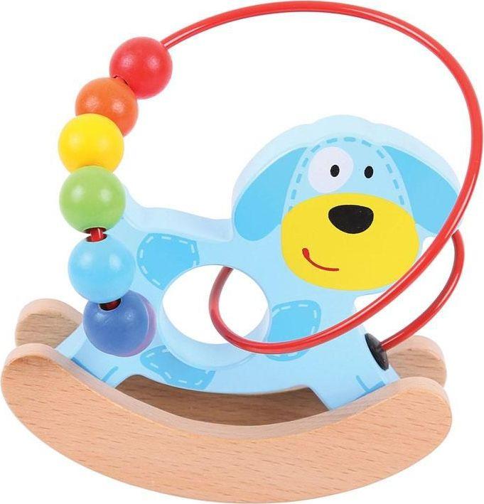 Bigjigs Toys Bigjigs Baby Motorický labyrint houpačka pejsek 