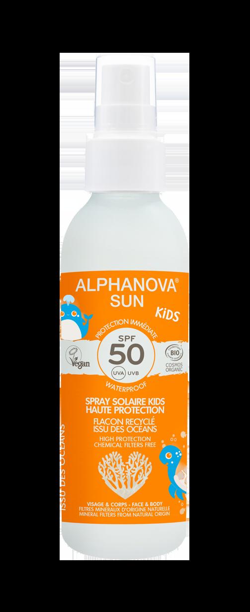 Alphanova Opalovací krém ve spreji SPF 50 dětský 