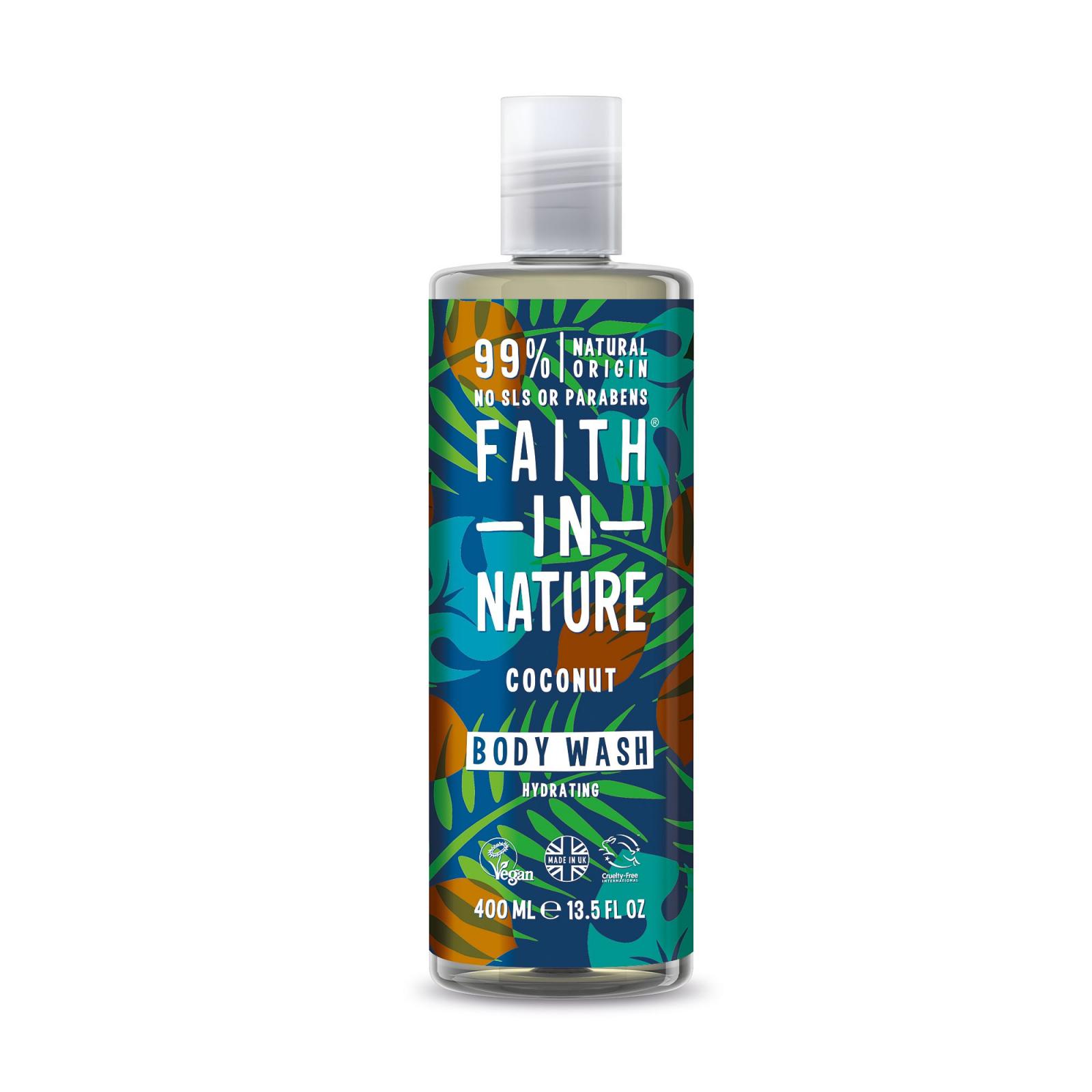Faith in Nature Sprchový gel kokos 400 ml