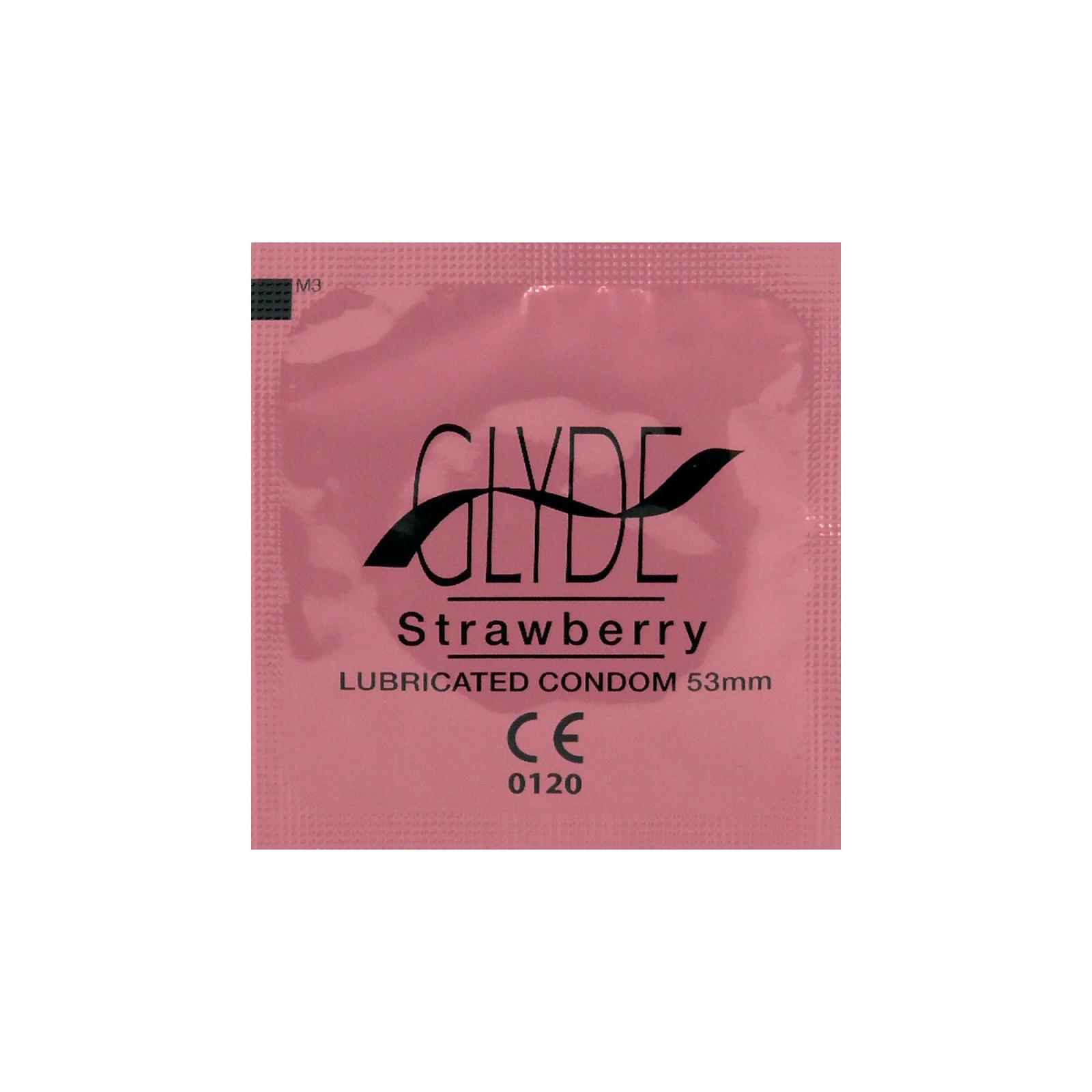 Glyde Kondomy Strawberry 10 ks