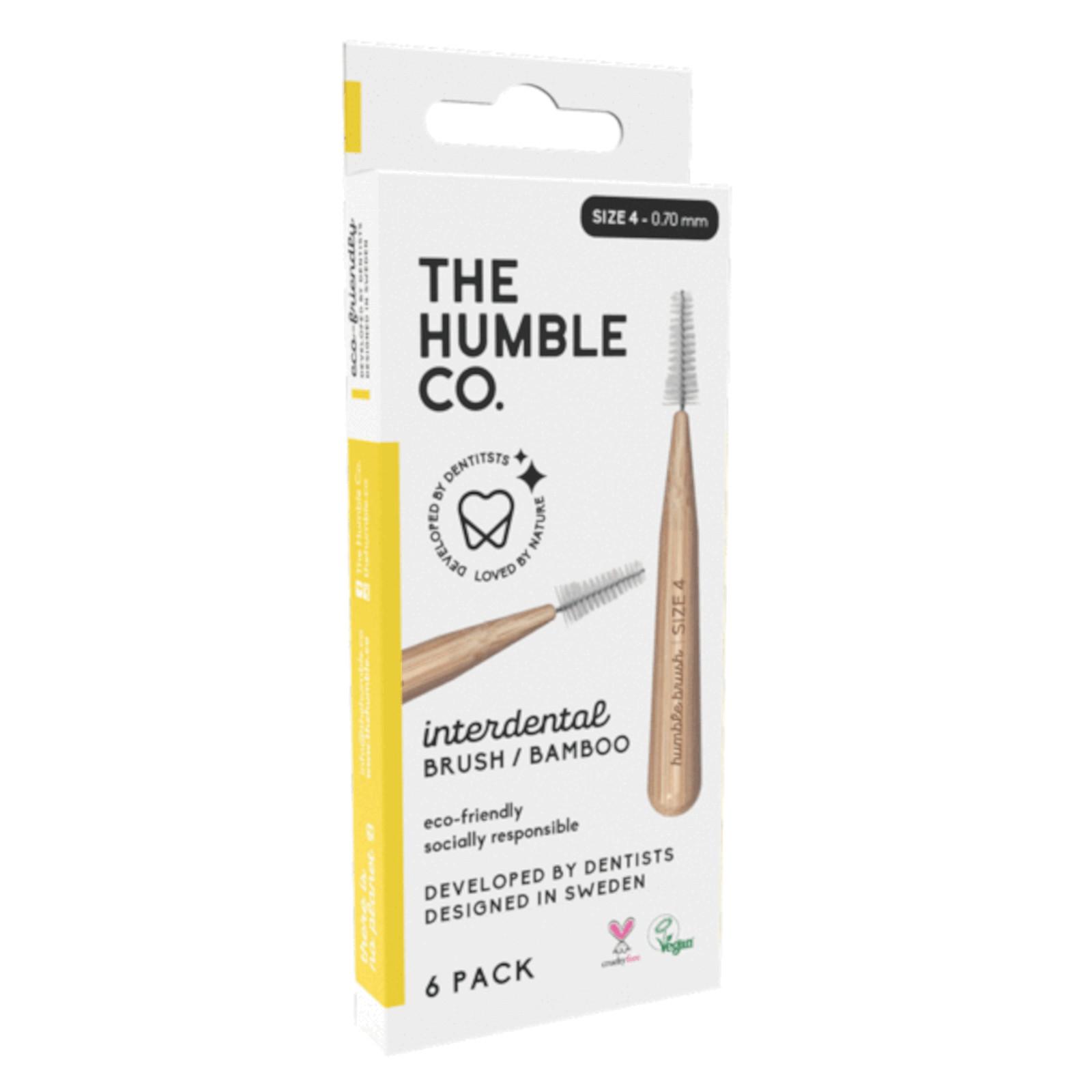 Humble Brush Bambusové mezizubní kartáčky velikost 4 (0,7 mm) 6 ks