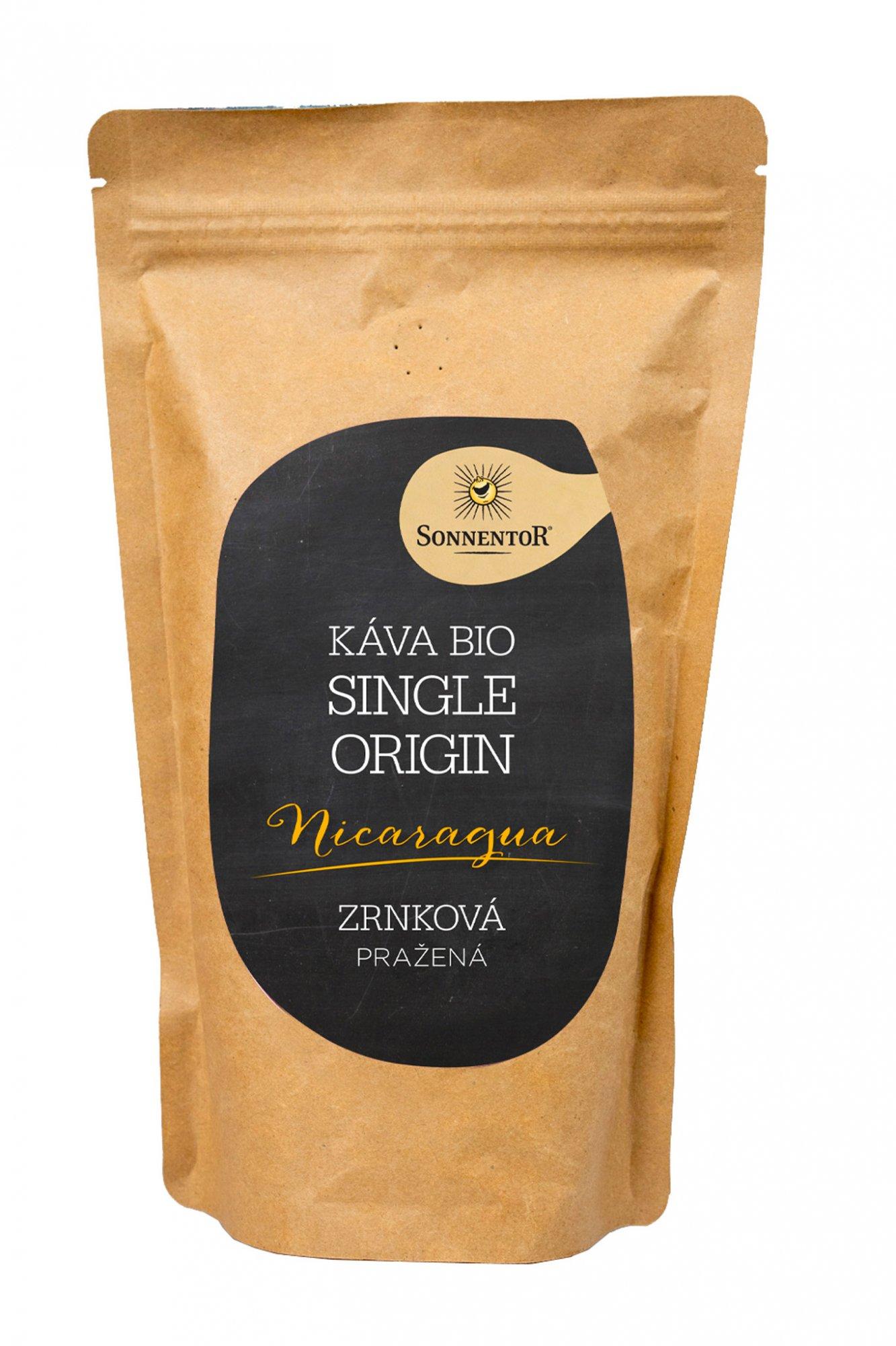 Sonnentor Káva Single Origin Nicaragua bio, zrnková 250g 