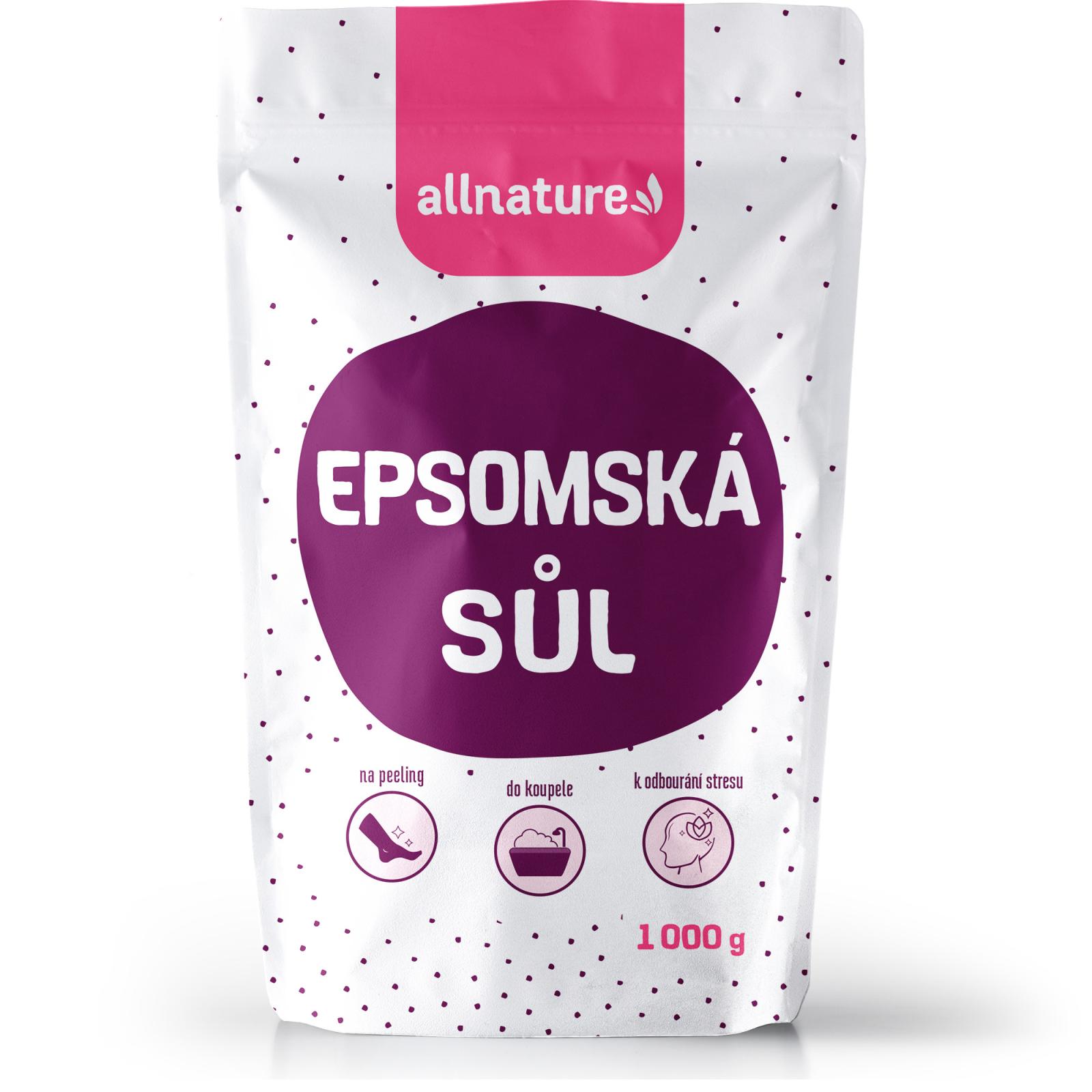 Allnature Allnature Epsomská sůl, 1000 g 