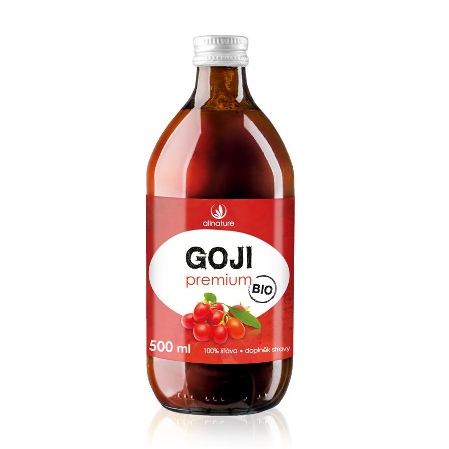 Allnature Allnature Goji - Kustovnice čínská Premium BIO, 500 ml 