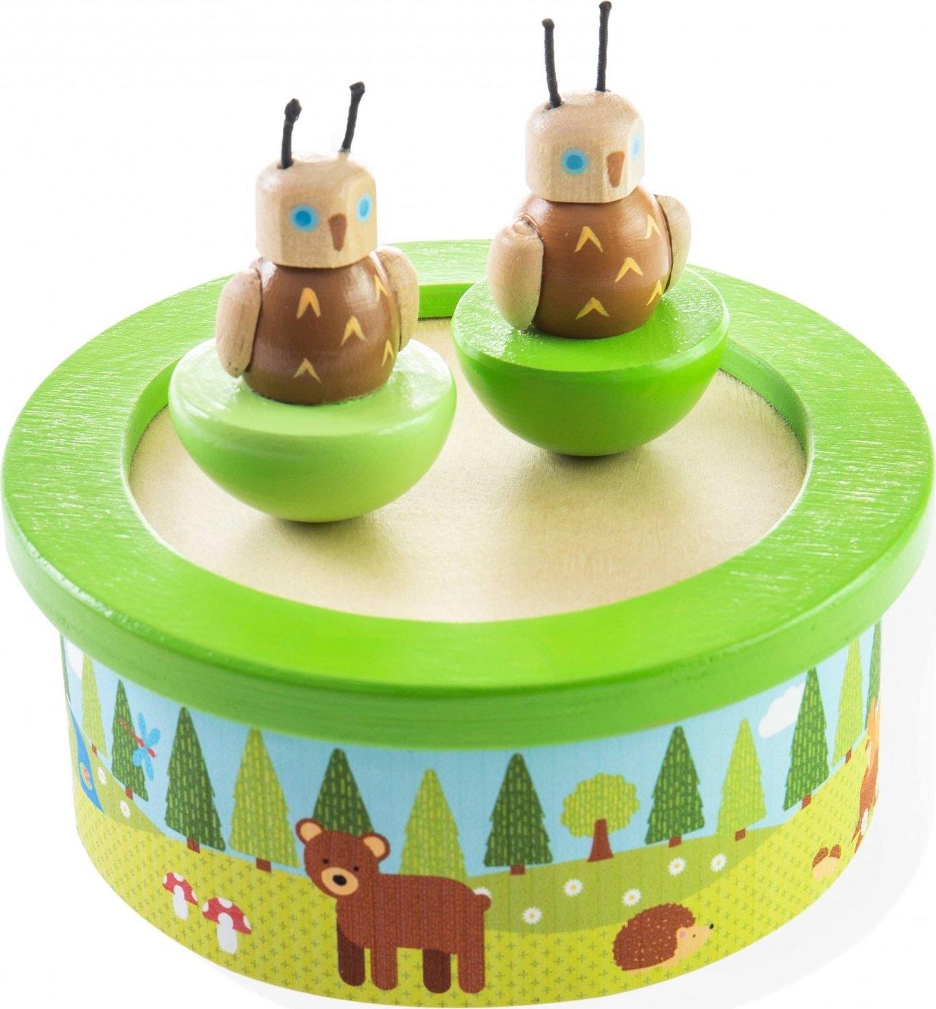 Bigjigs Toys Bigjigs Toys Dřevěná hrací skříňka woodland 