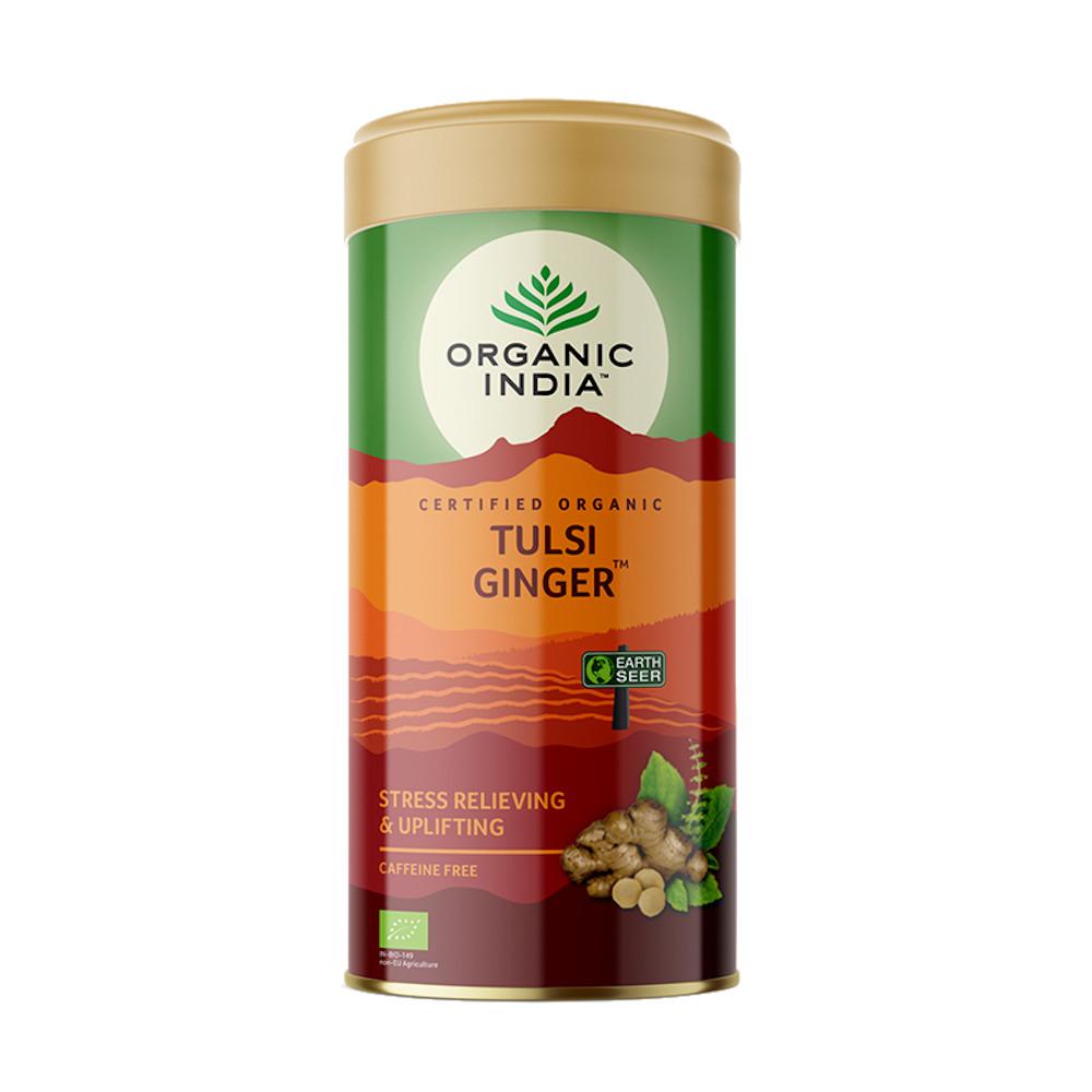 Organic India Čaj Tulsi Ginger, sypaný bio 100 g