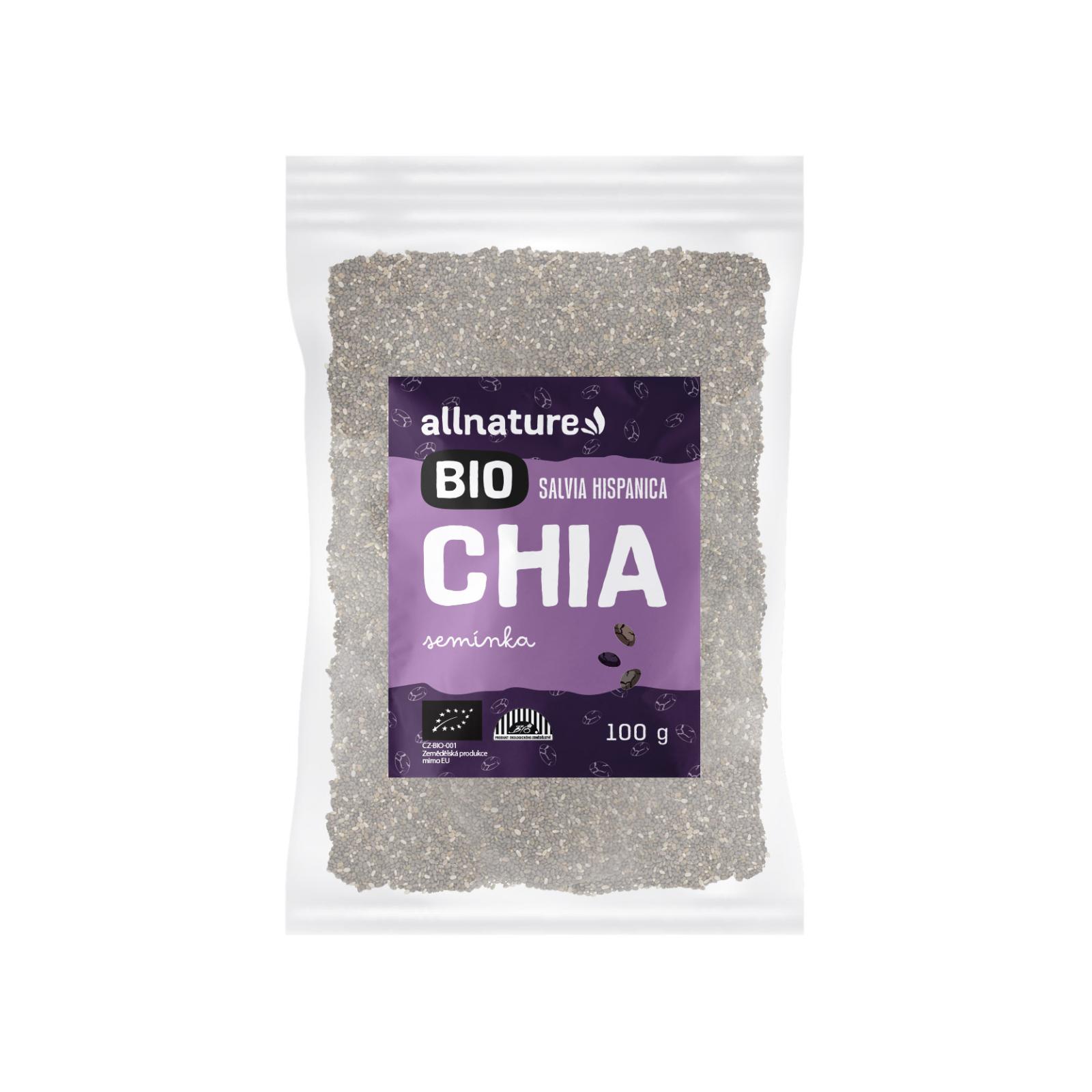 Allnature Allnature Chia semínka BIO, 100 g 