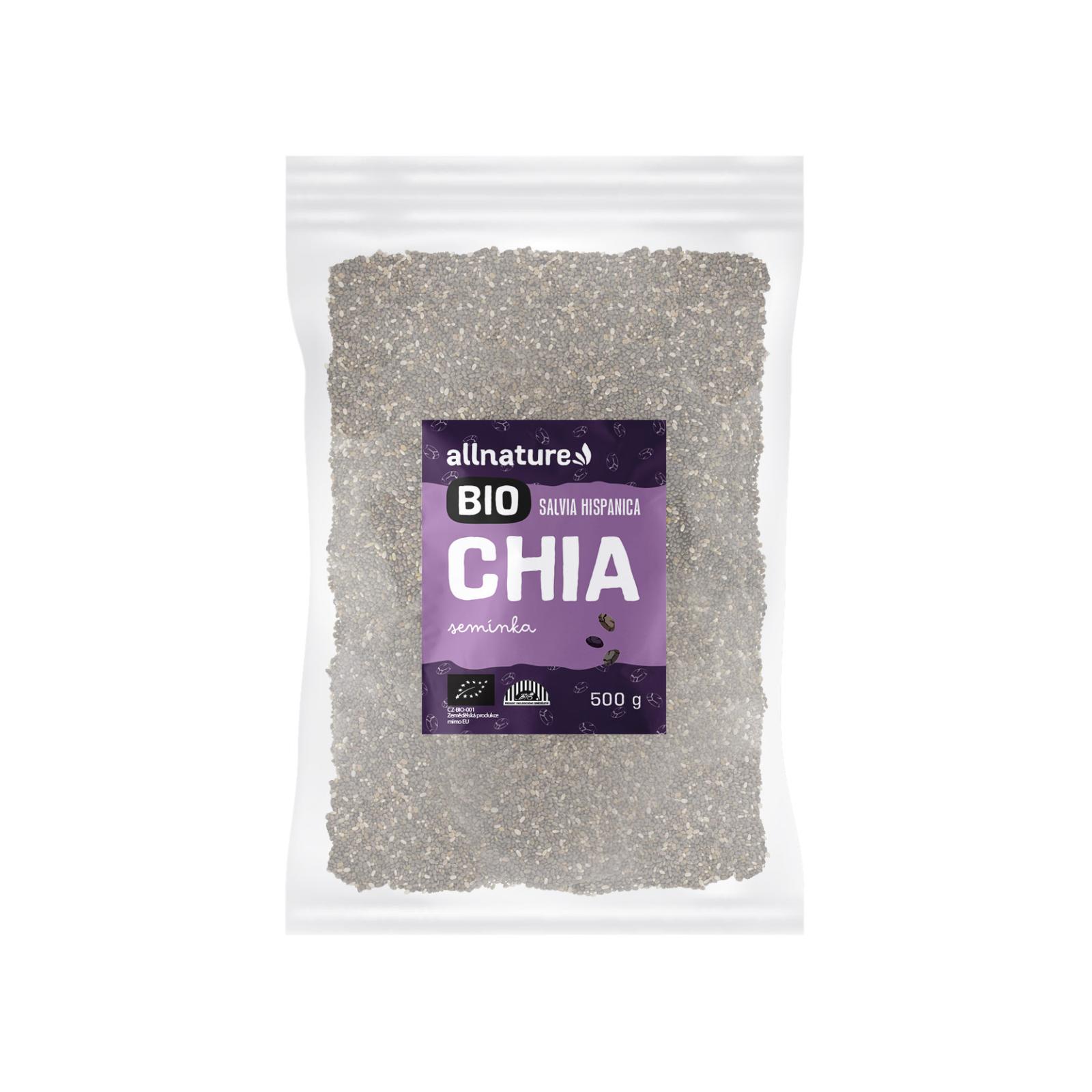 Allnature Allnature Chia semínka BIO, 500 g 