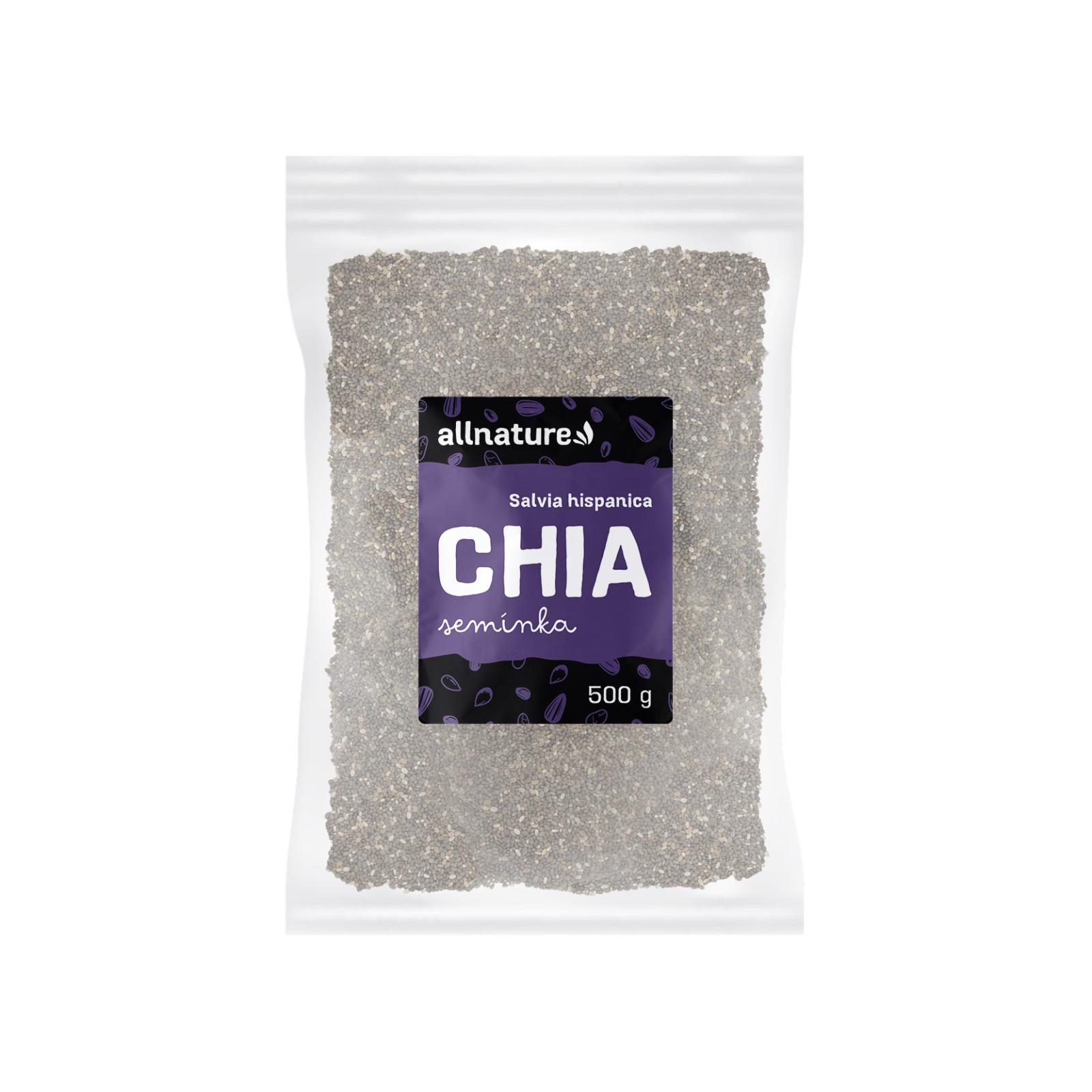 Allnature Allnature Chia semínka, 500 g 