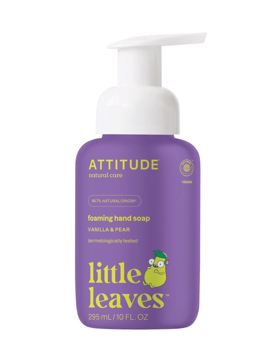 Attitude Dětské pěnivé mýdlo na ruce ATTITUDE Little leaves s vůní vanilky a hrušky 295 ml 