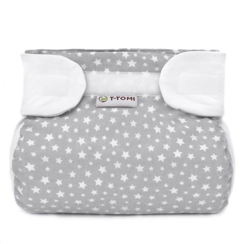 T-TOMI Ortopedické abdukční kalhotky - suchý zip, grey stars (3-6kg) 