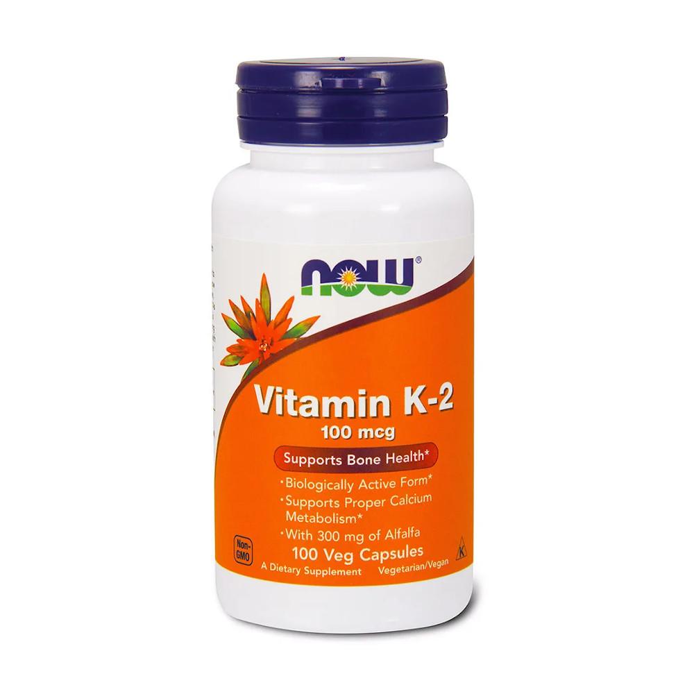 NOW Vitamin K2, kapsle 100 ks