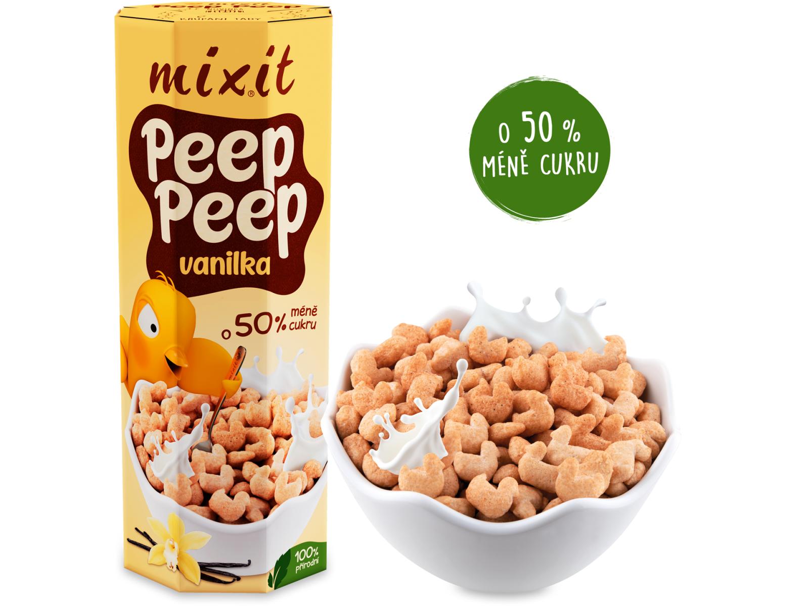 Mixit Mixit Cereálie Peep Peep Vanilka, 280 g 