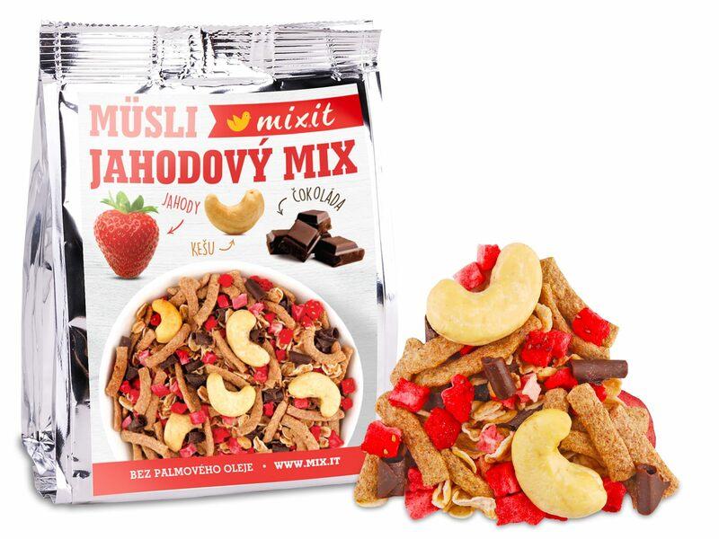 Mixit Mixit Jahodový mix do kapsy, 60g 