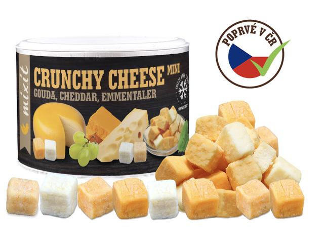 Mixit Mixit Mix křupavých sýrů - Gouda, Čedar, Ementál, 135 g 