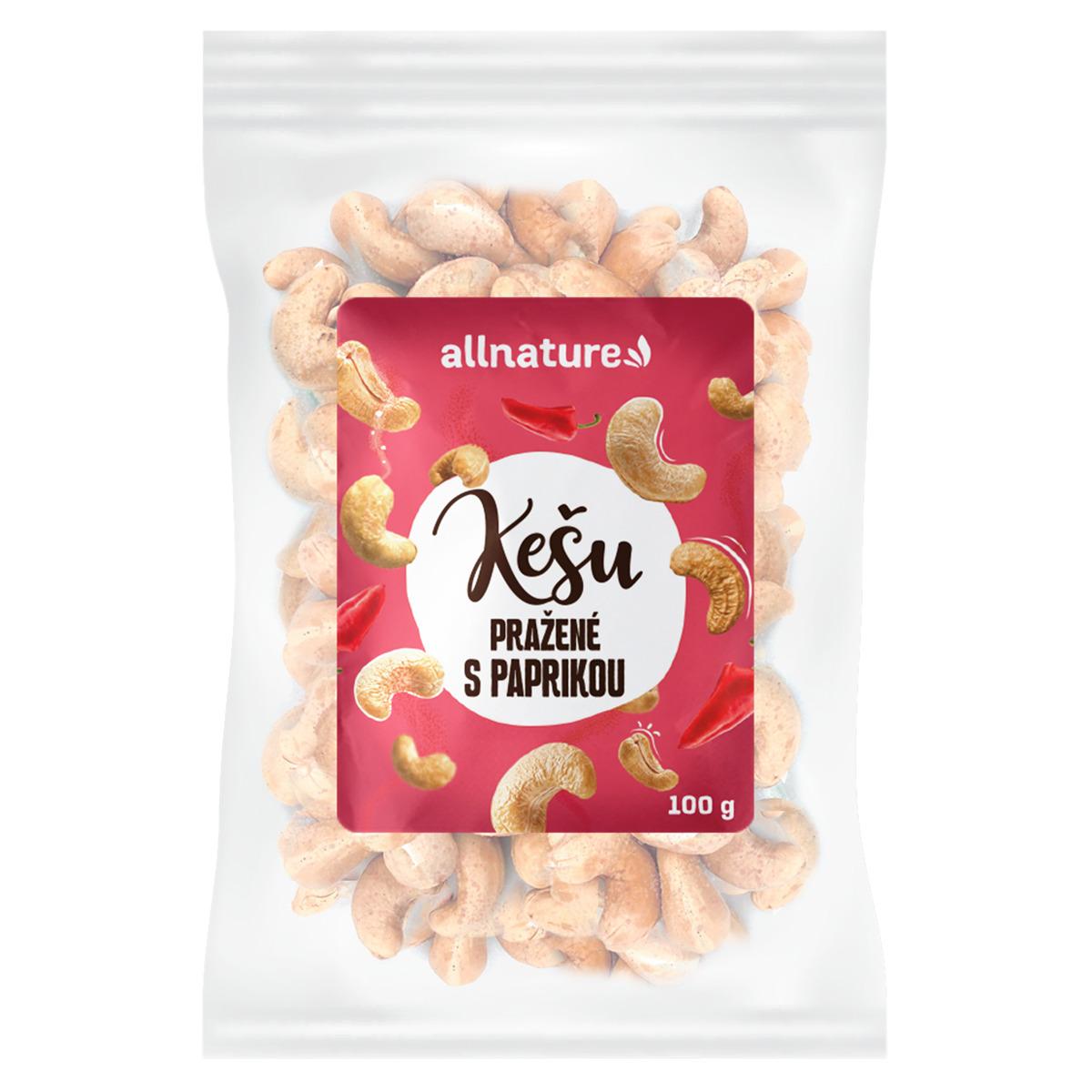 Allnature Allnature Kešu pražené paprika, 100 g 