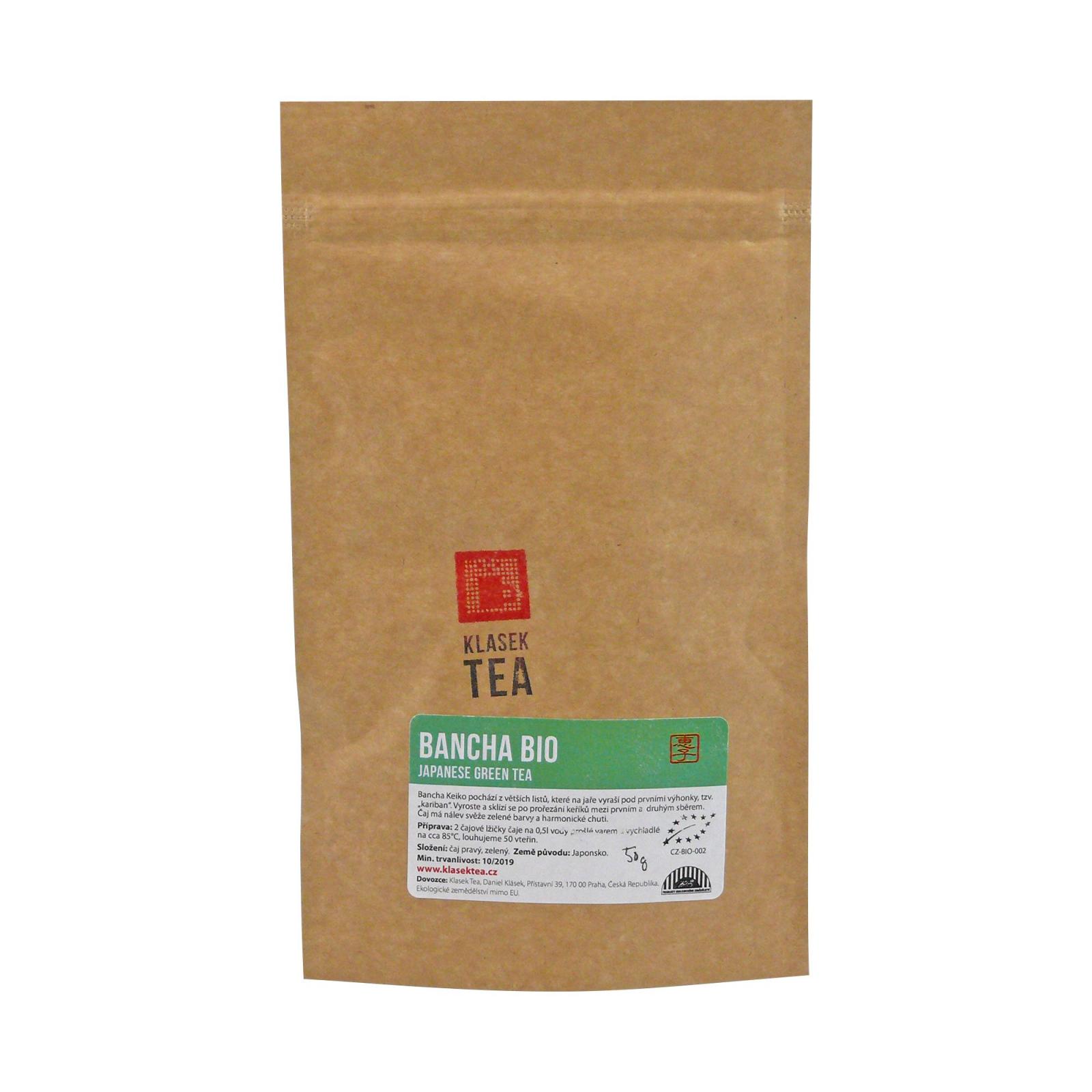 Klasek Tea Zelený čaj Bancha, sypaný bio 50 g