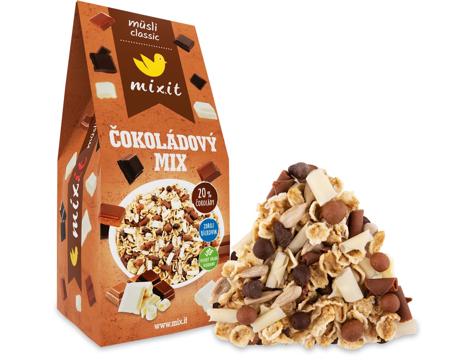 Mixit Mixit Müsli classic - Čokoládový mix, 440 g 