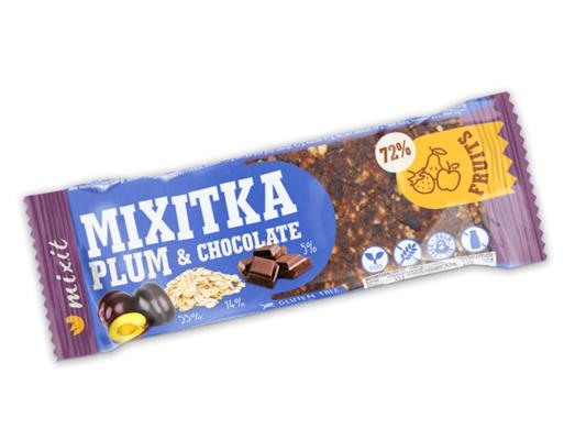 Mixit Mixitka BEZ LEPKU - Švestka + čokoláda, 1ks 