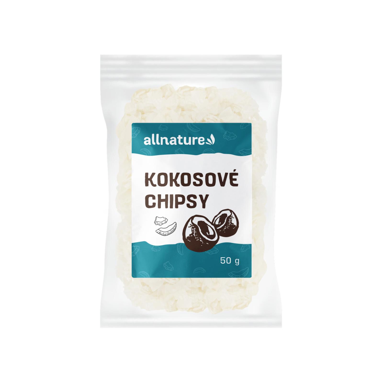 Allnature Allnature Kokosové chipsy, 50 g 