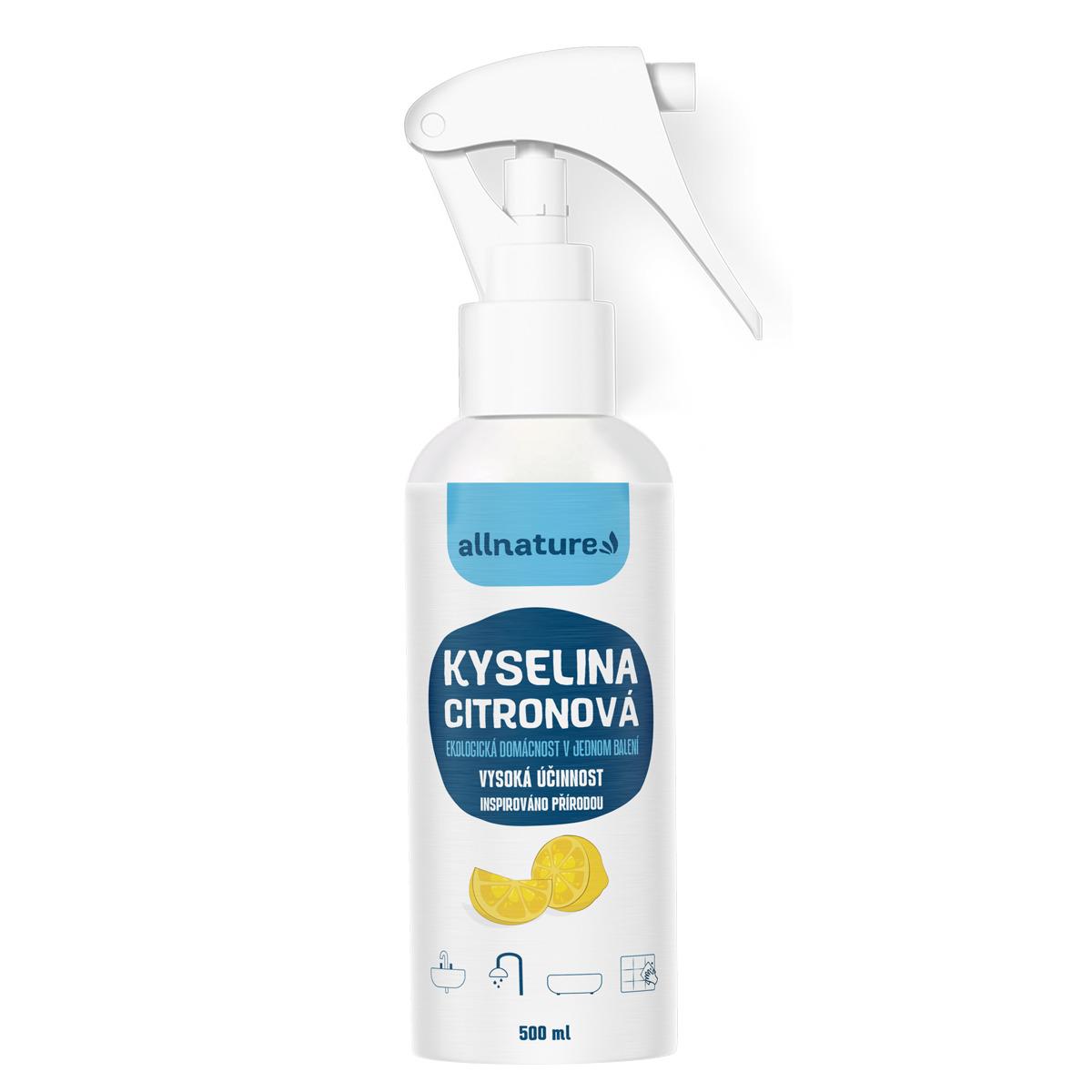 Allnature Allnature Kyselina citronová ve spreji, 500 ml 