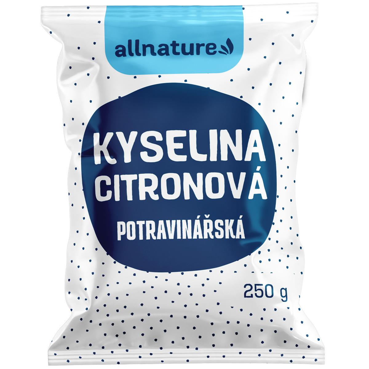 Allnature Allnature Kyselina citronová, 250 g 