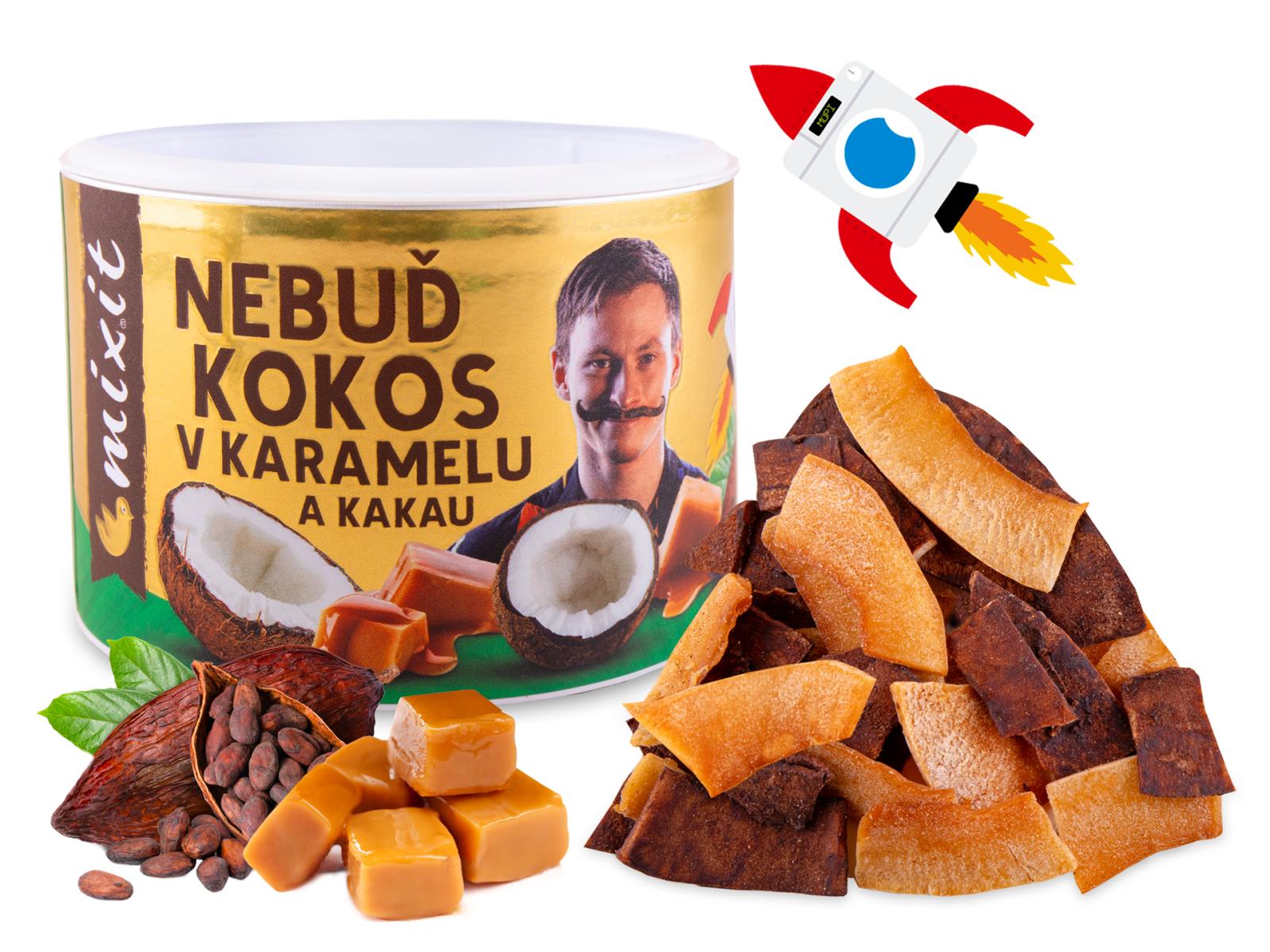 Mixit Mixit Nebuď kokos v karamelu a kakau, 100 g 