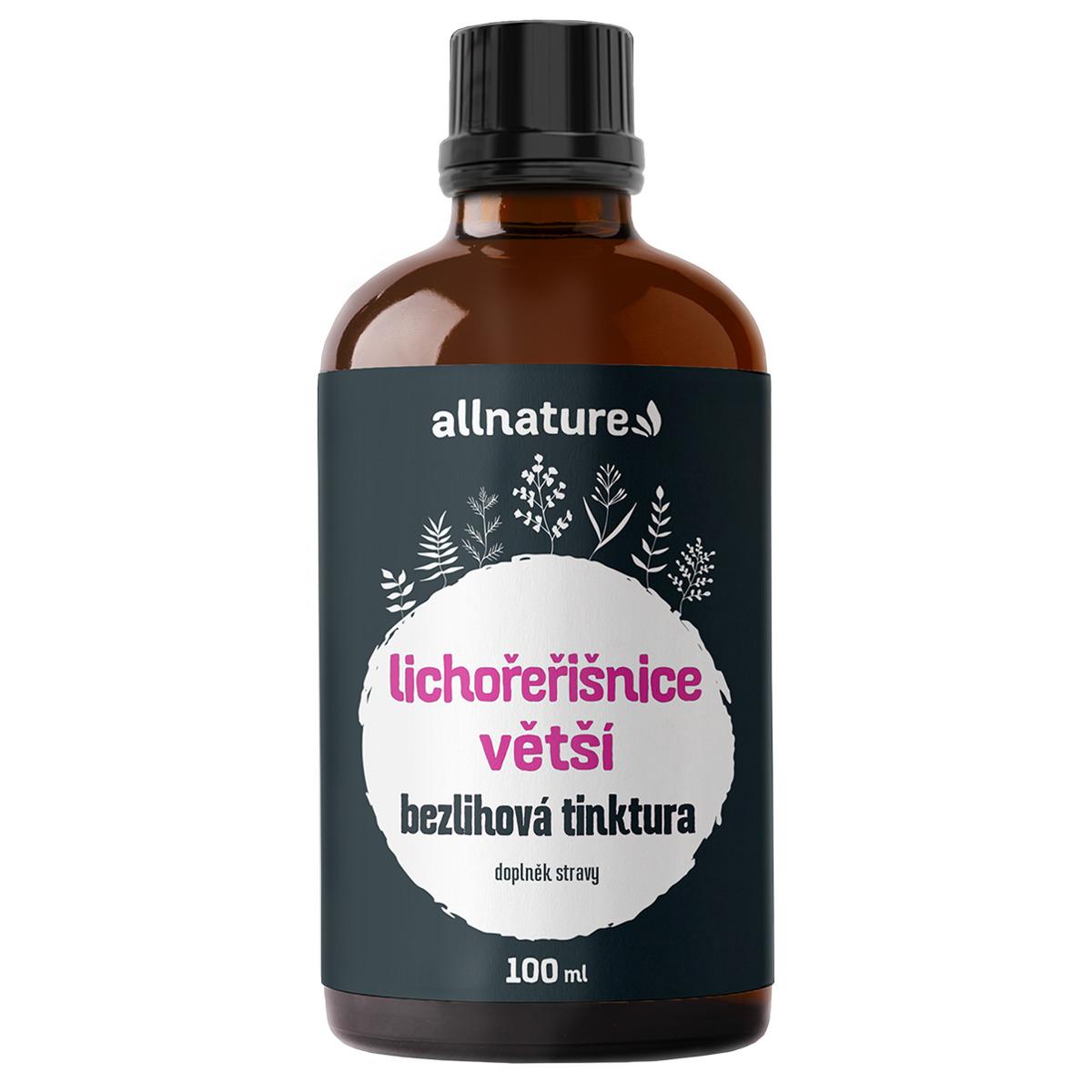 Allnature Allnature Lichořeřišnice větší bezlihová tinktura, 100 ml 