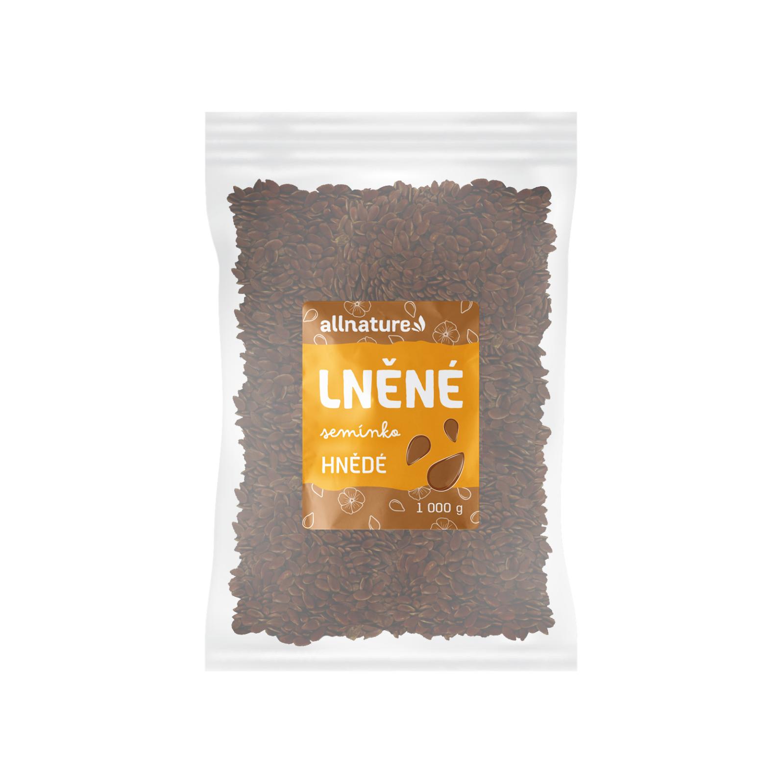 Allnature Allnature Lněné semínko hnědé, 1000 g 