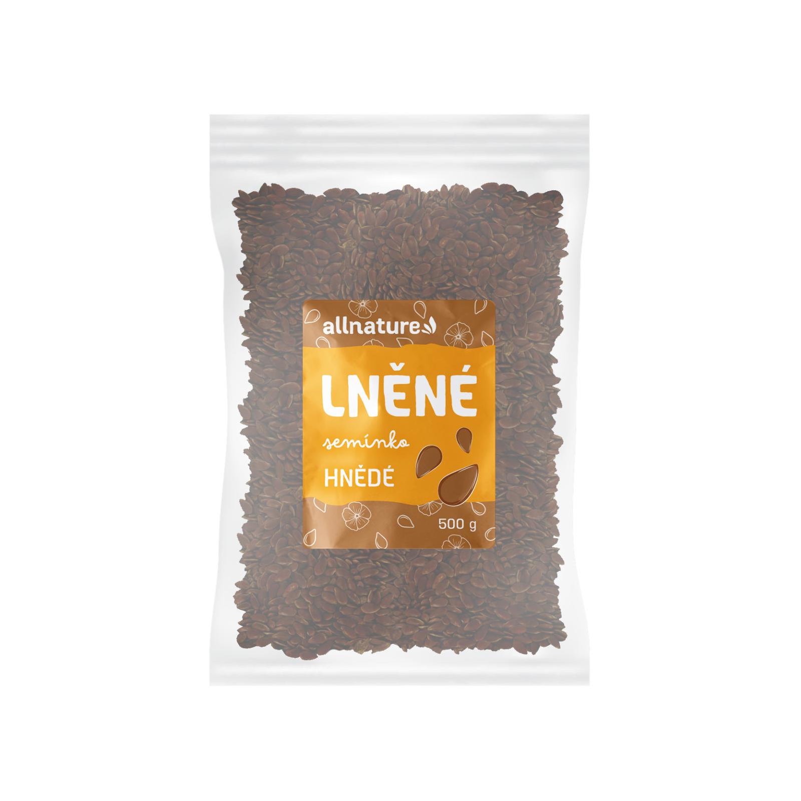 Allnature Allnature Lněné semínko hnědé, 500 g 