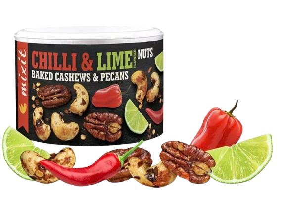 Mixit Mixit Oříšky z pece Habanero chilli a limetka, 150 g 