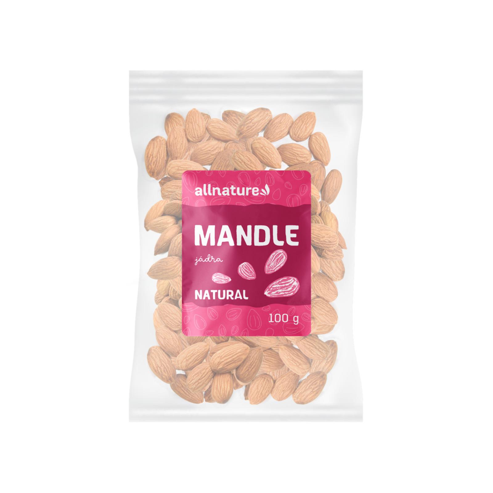 Allnature Allnature Mandle jádra, 100 g 