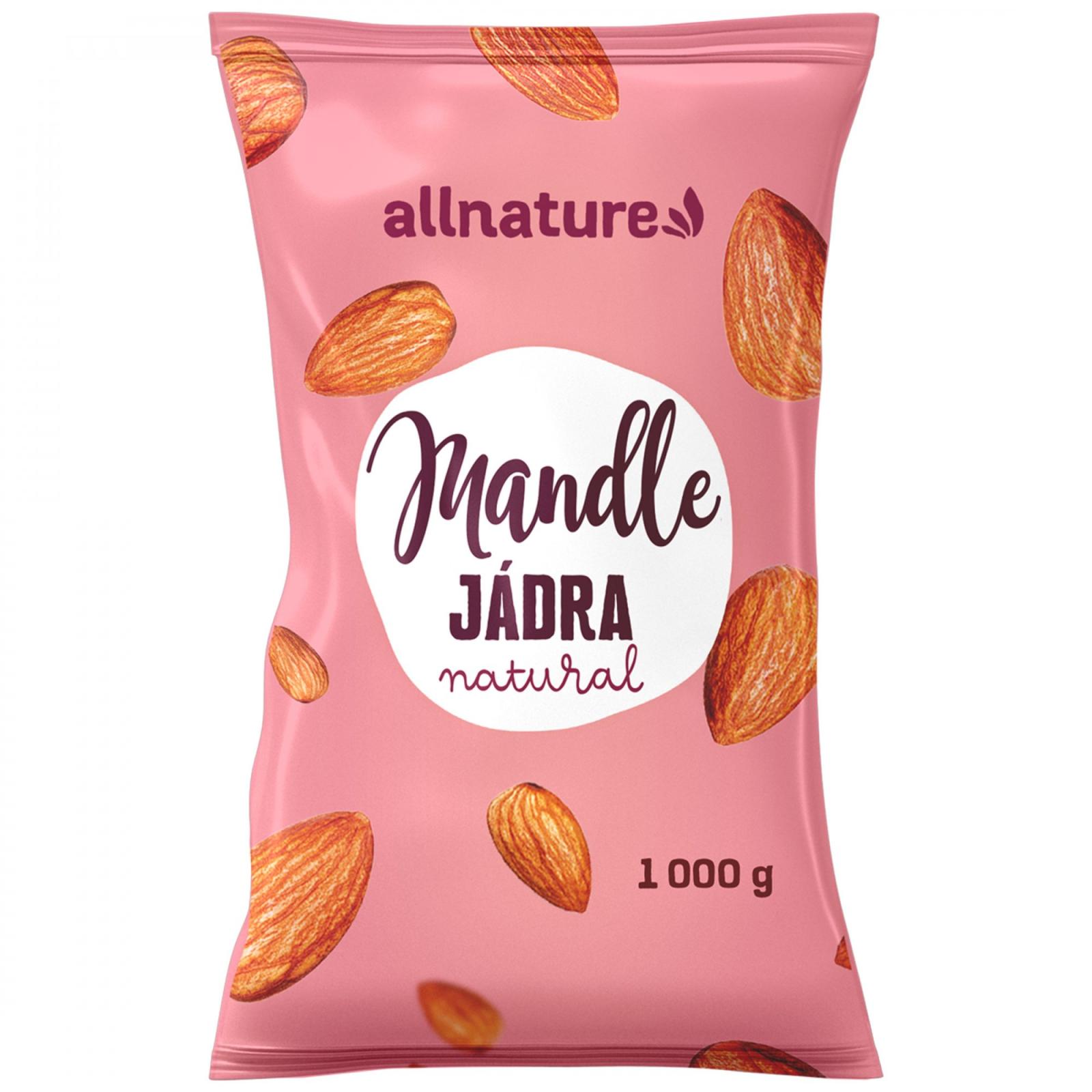 Allnature Allnature Mandle jádra, 1000 g 