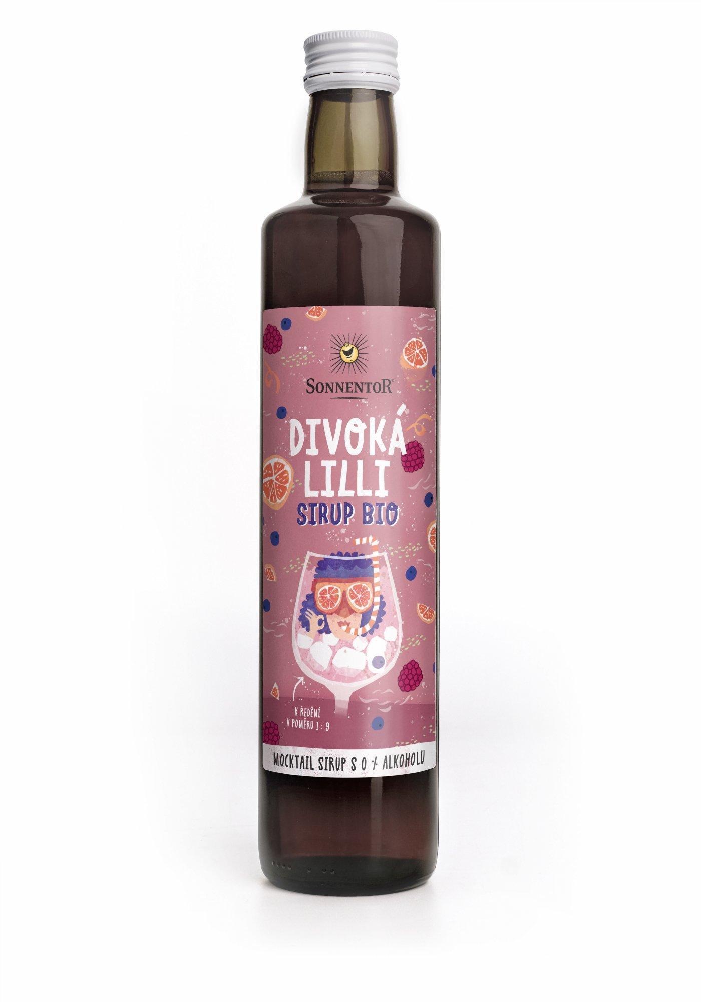 Sonnentor Divoká Lilli sirup bio 500 ml 