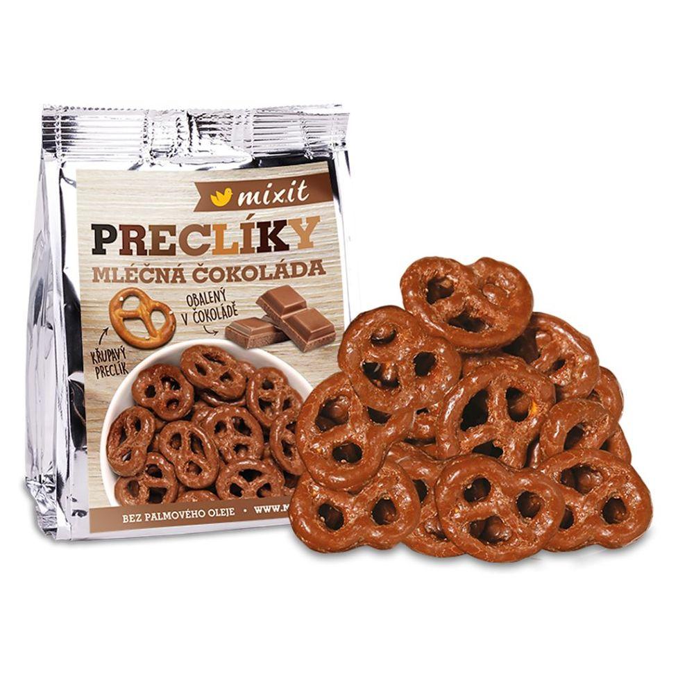 Mixit Mixit preclíky do kapsy - Mléčná čokoláda, 70 g 