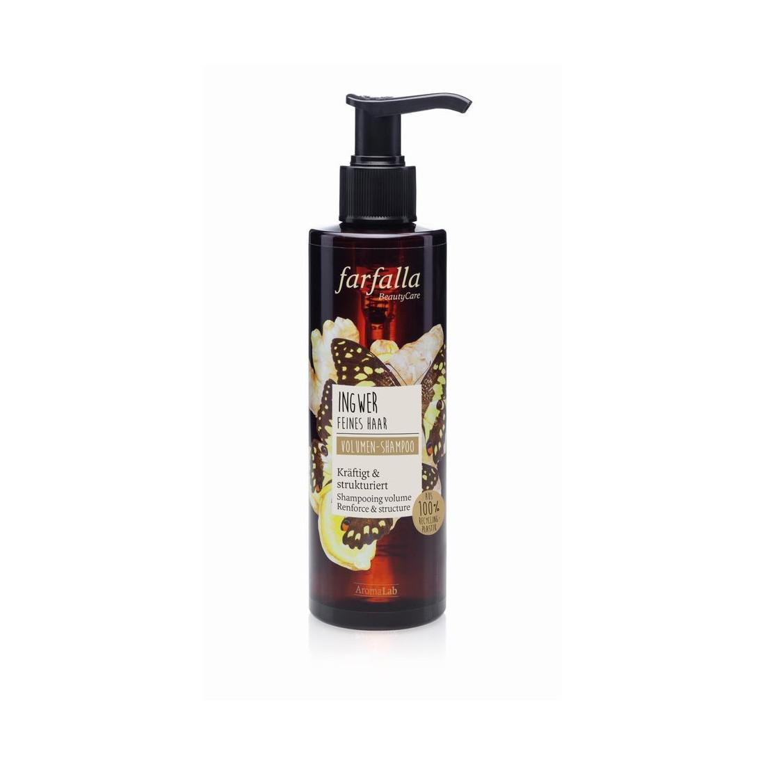 Farfalla Ingwer, Volumen-Shampoo, šampon na objem s vůní zázvoru 200ml
