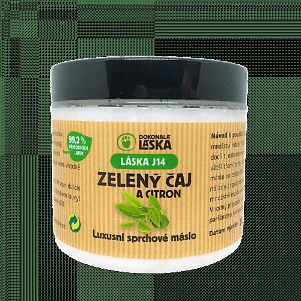 Dokonalá láska Dokonalá láska Zelený čaj s citronem - přírodní sprchové máslo, 200 ml 