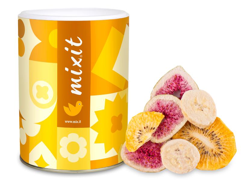 Mixit Mixit Žluté kiwi, Fík, Banán Křupavé ovoce, 100 g 