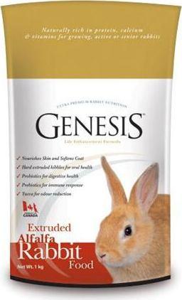 GENESIS GENESIS RABBIT FOOD ALFALFA 5kg granulované k.pro králíky 