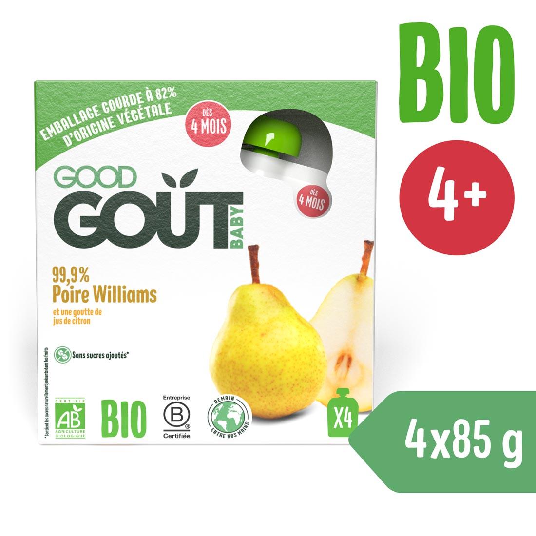 Good Gout Good Gout BIO Hruška (4x85 g) 