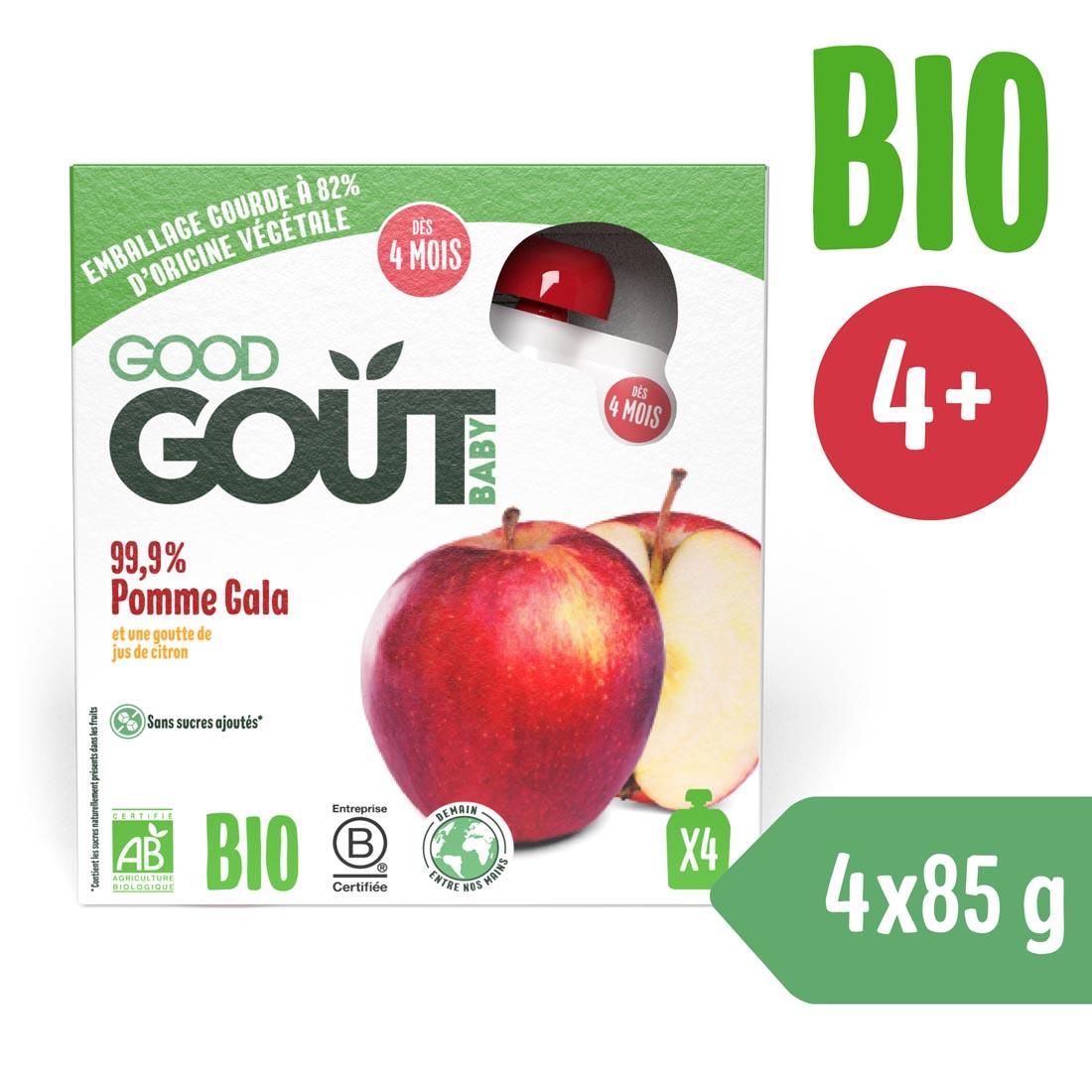 Good Gout Good Gout BIO Jablko (4x85 g) 