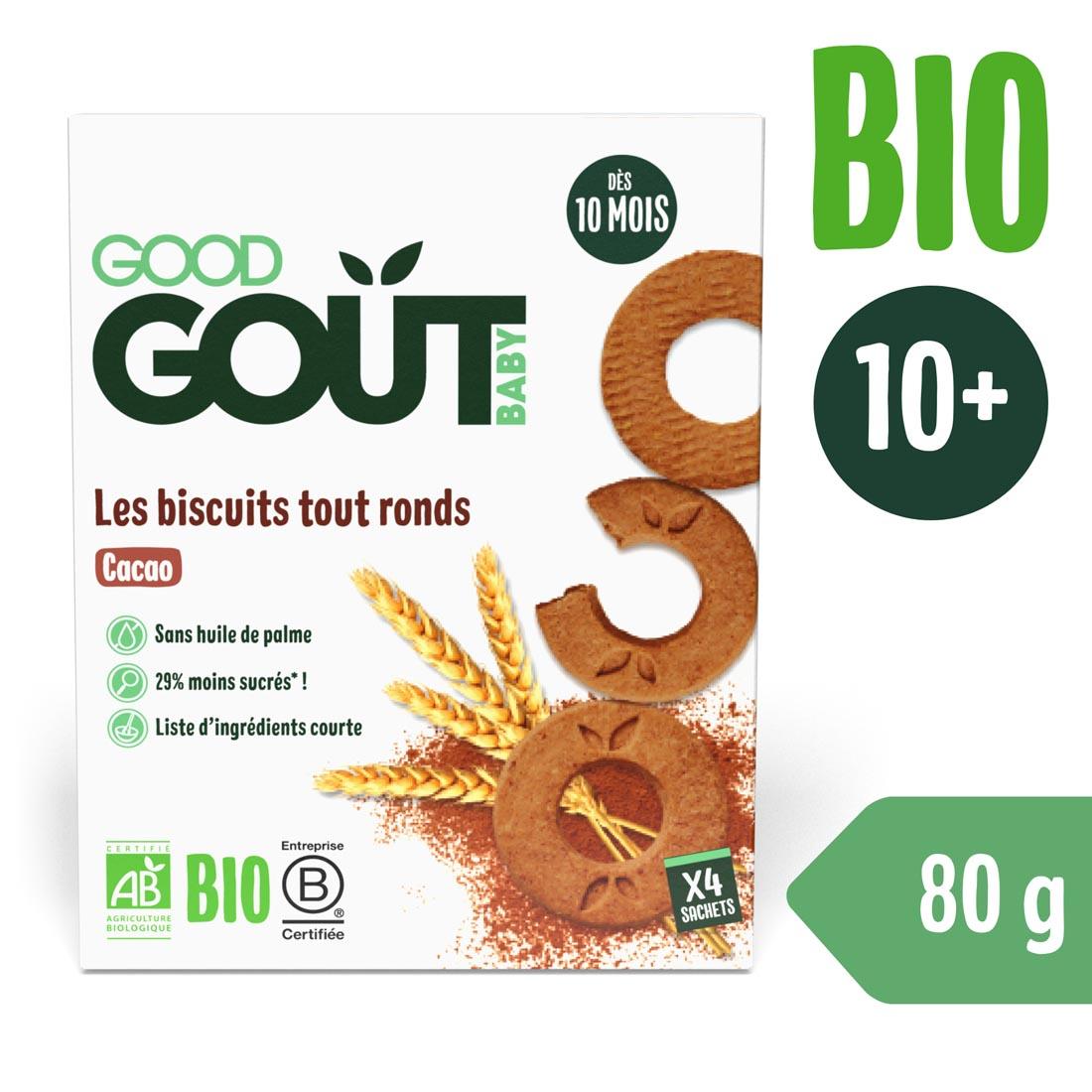 Good Gout Good Gout BIO Kakaová kolečka (80 g) 