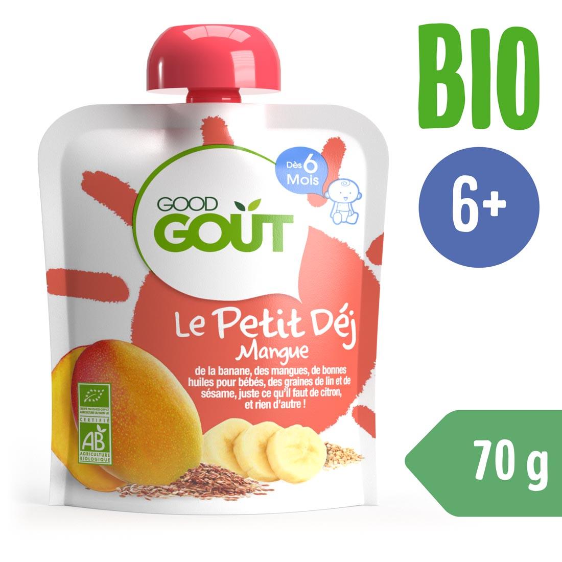 Good Gout Good Gout BIO Mangová snídaně (70 g) 