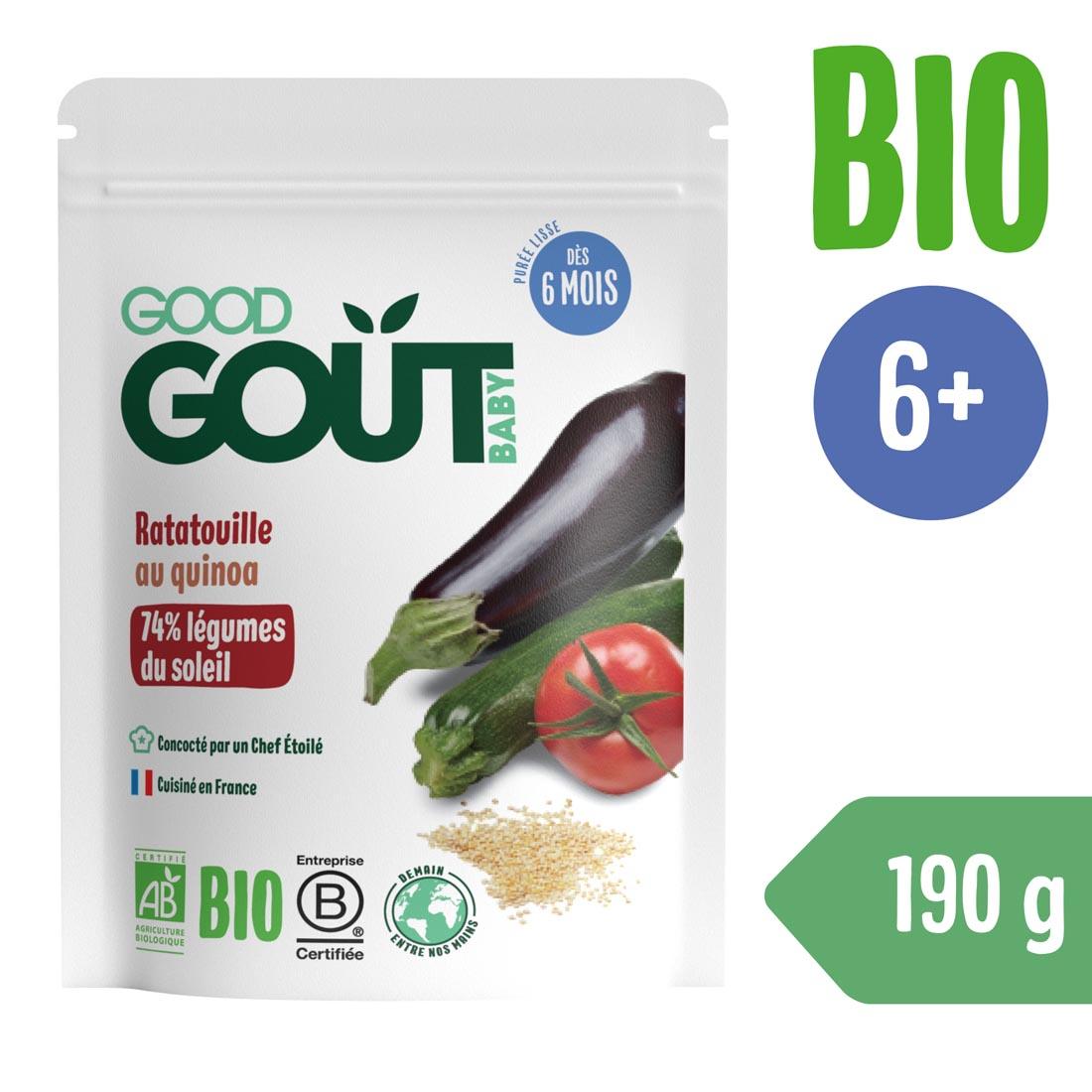 Good Gout Good Gout BIO Ratatouille s quinou (190 g) 