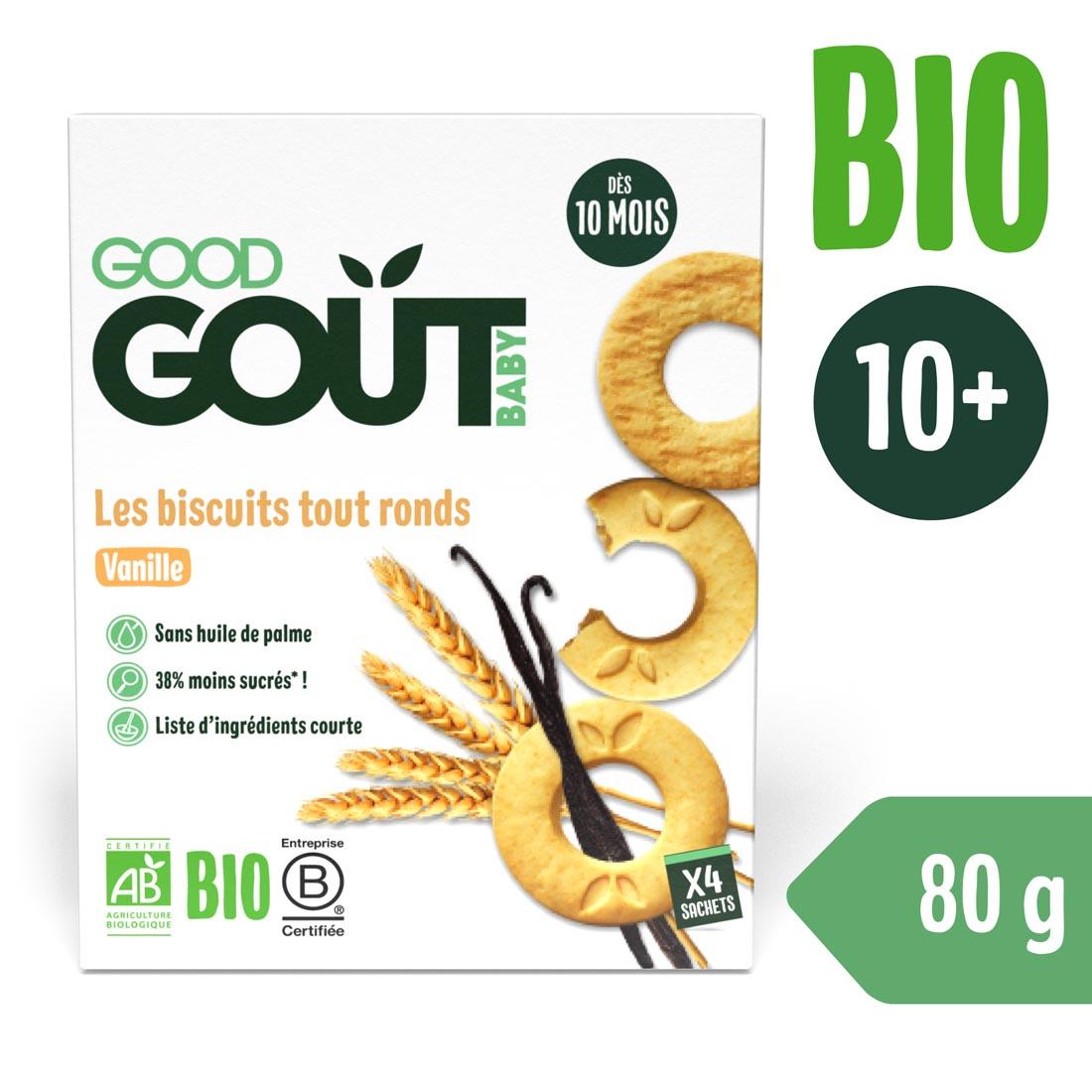 Good Gout Good Gout BIO Vanilková kolečka (80 g) 