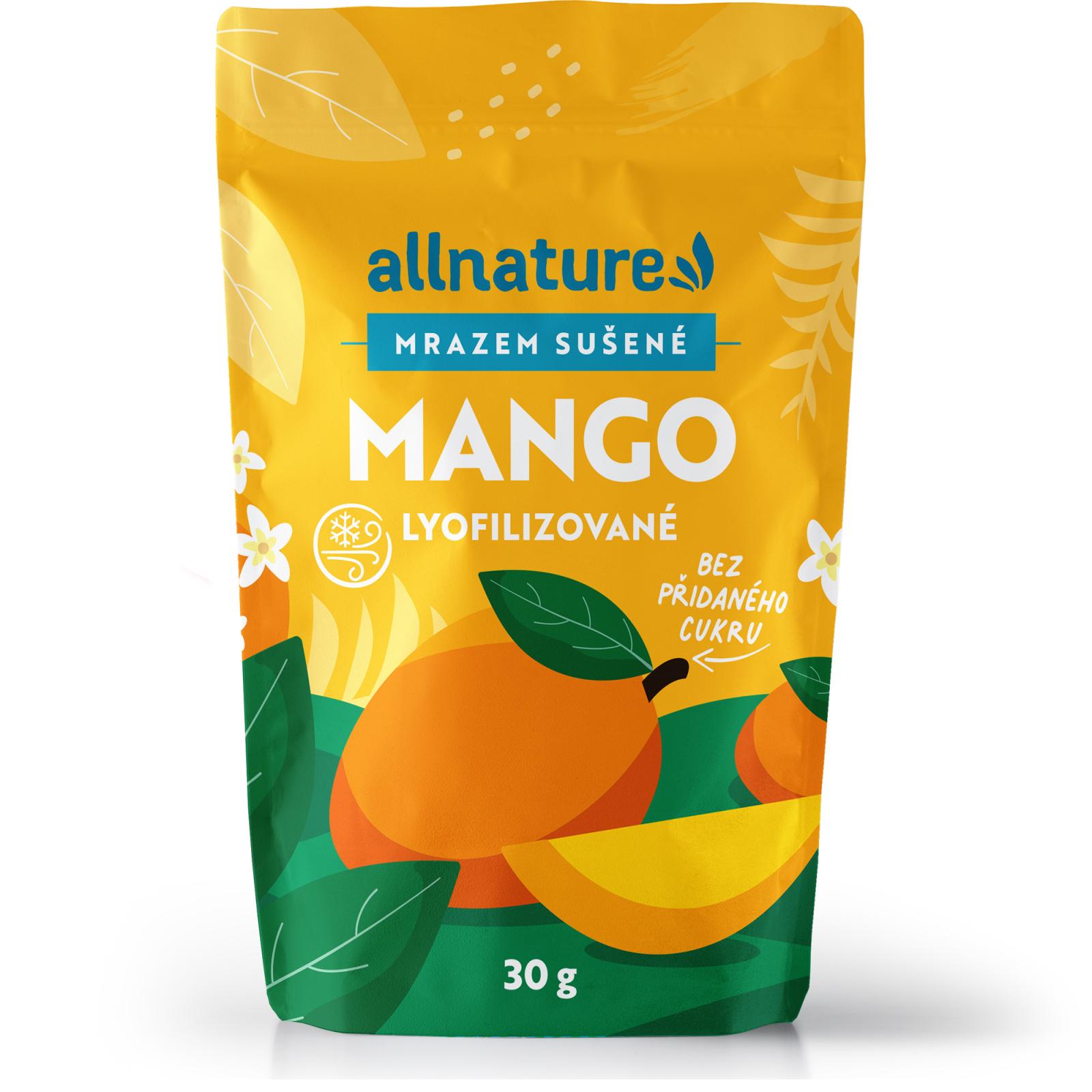 Allnature Allnature Mango sušené mrazem, 30 g 