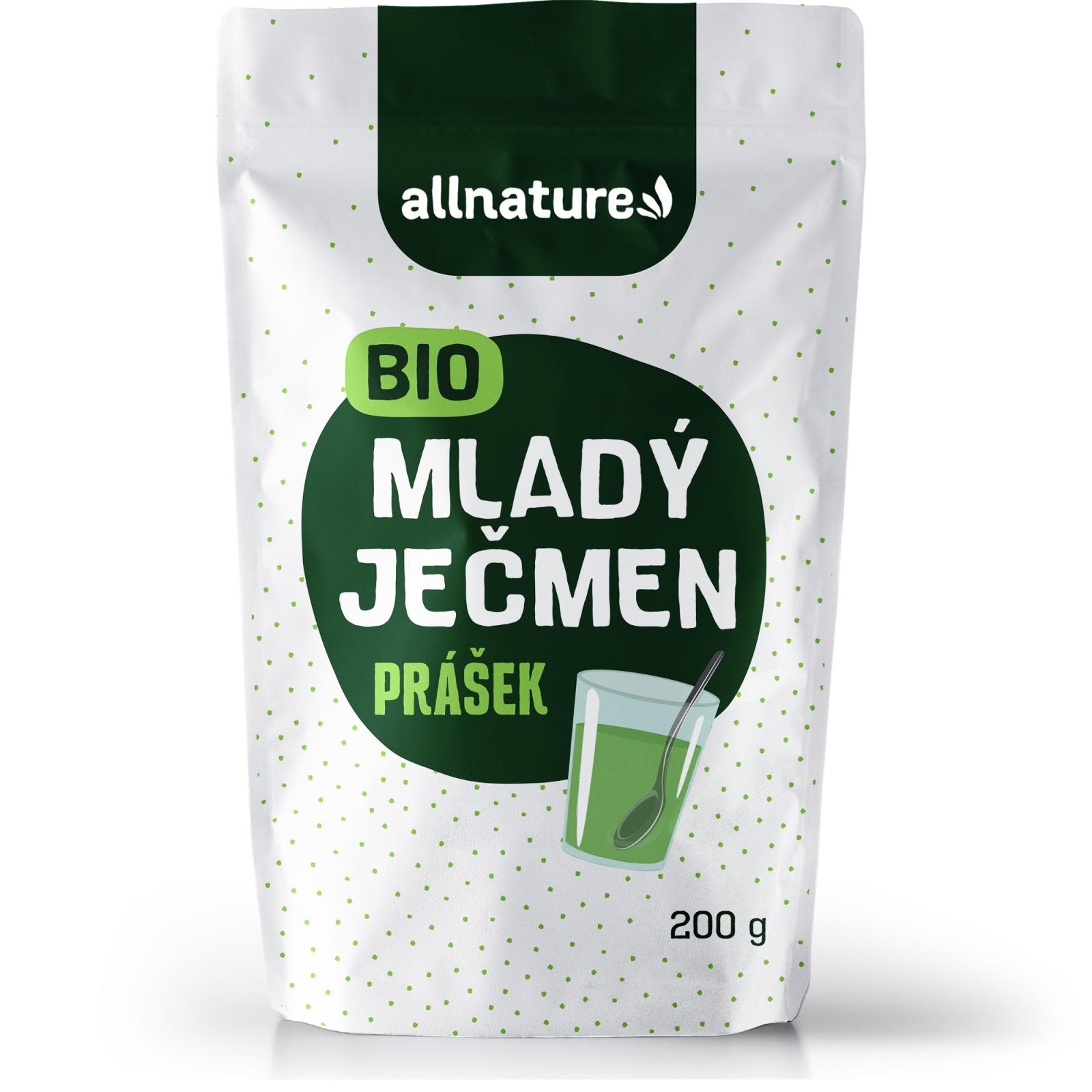 Allnature Allnature Mladý ječmen prášek BIO, 200 g 