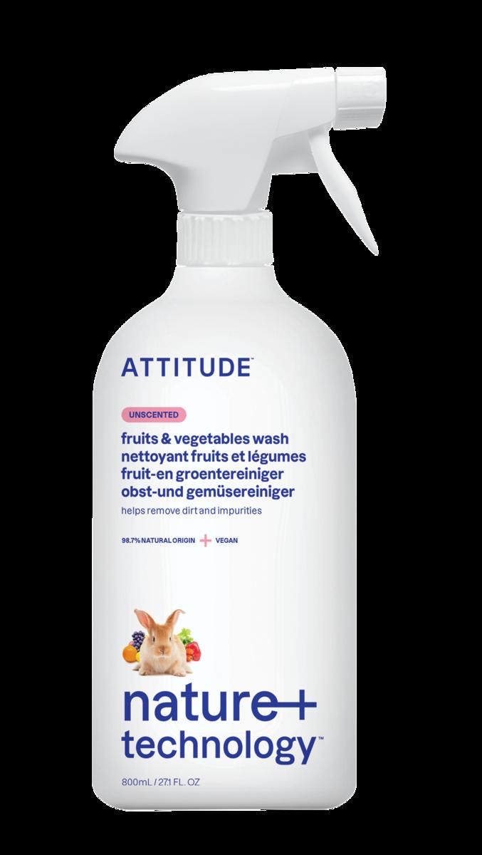 Attitude Čistič na ovoce a zeleninu ATTITUDE 800 ml 