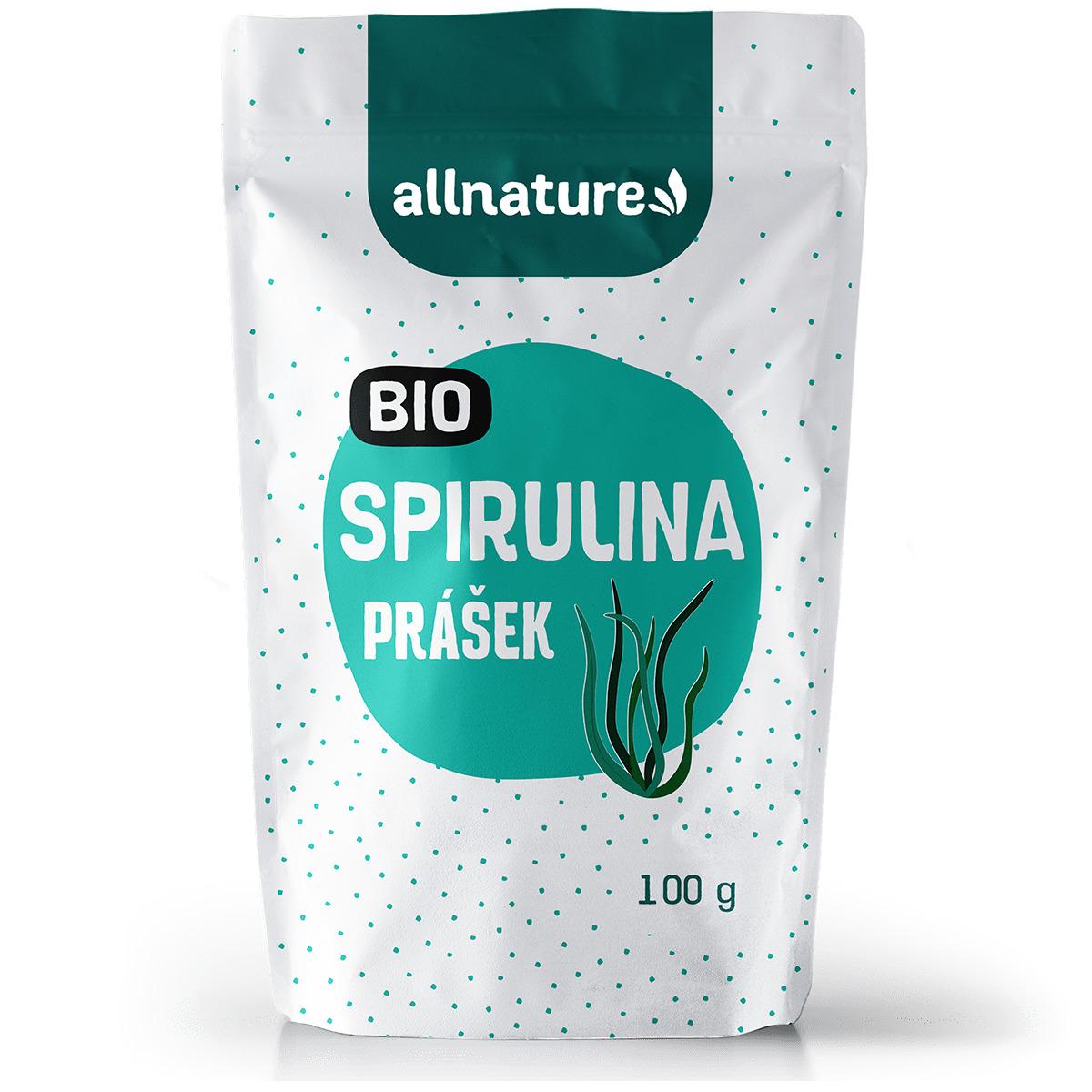 Allnature Allnature Spirulina prášek BIO, 100 g 