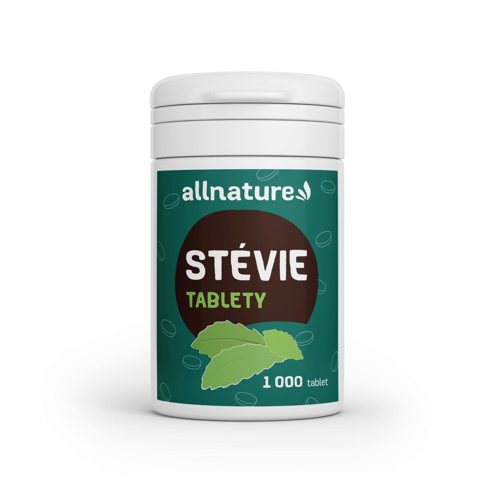 Allnature Allnature Stévie tablety, 1000 ks 